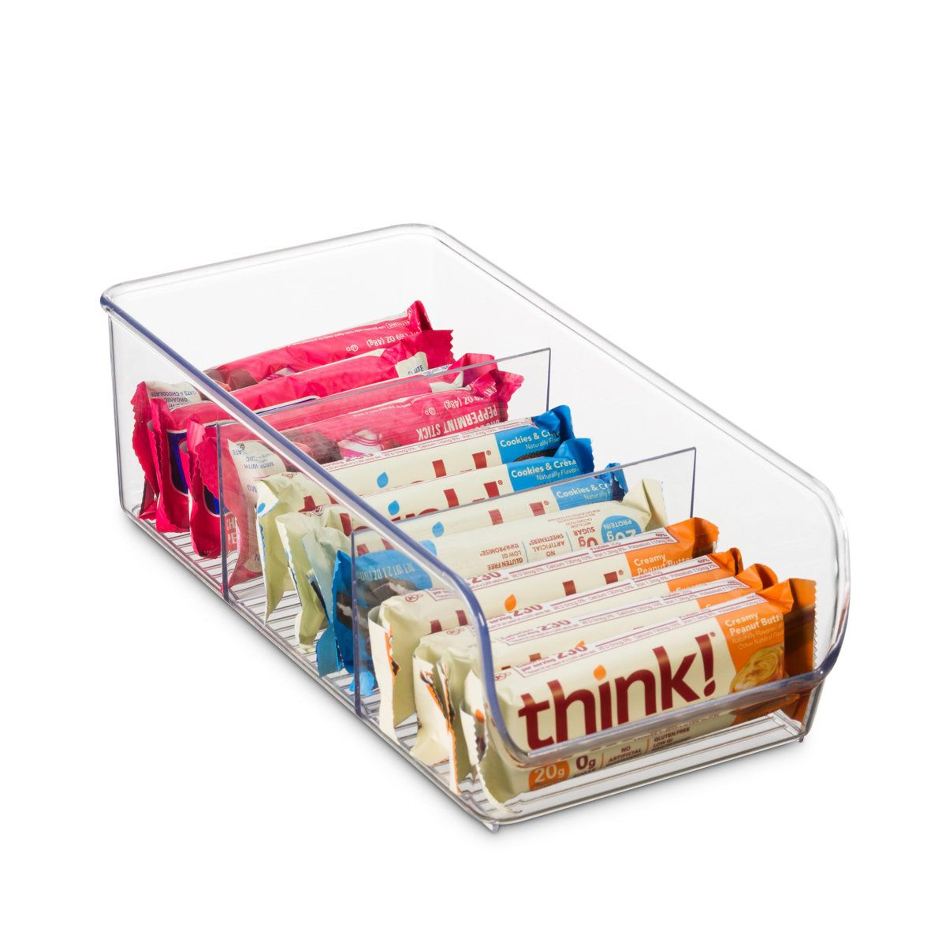 Clear Fridge Organizer Bins Set Of 4 Refrigerator Storage Containers For Pantry And Freezer 5