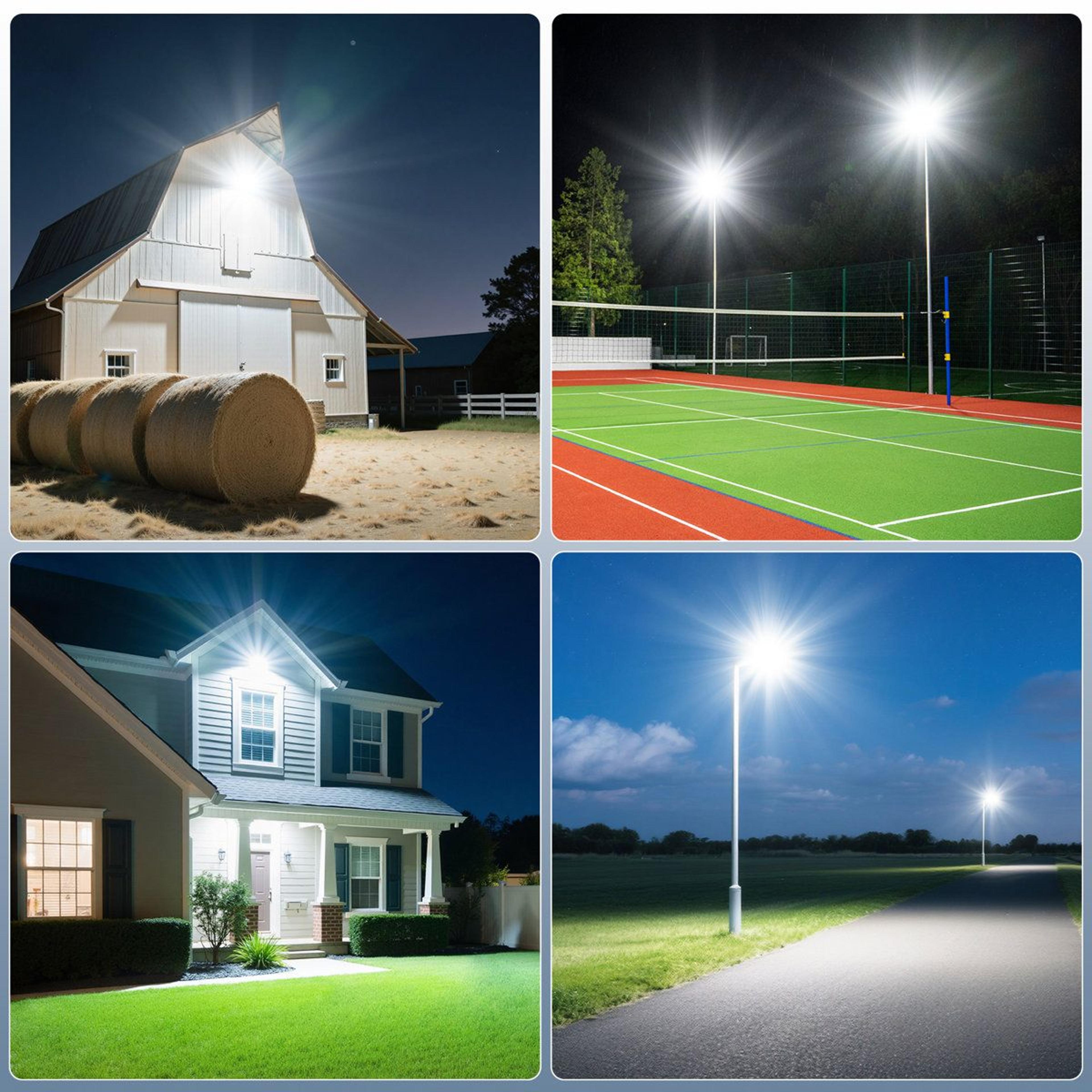 9000W Solar Street Light Motion Sensor Dusk To Dawn Outdoor Security Light 2