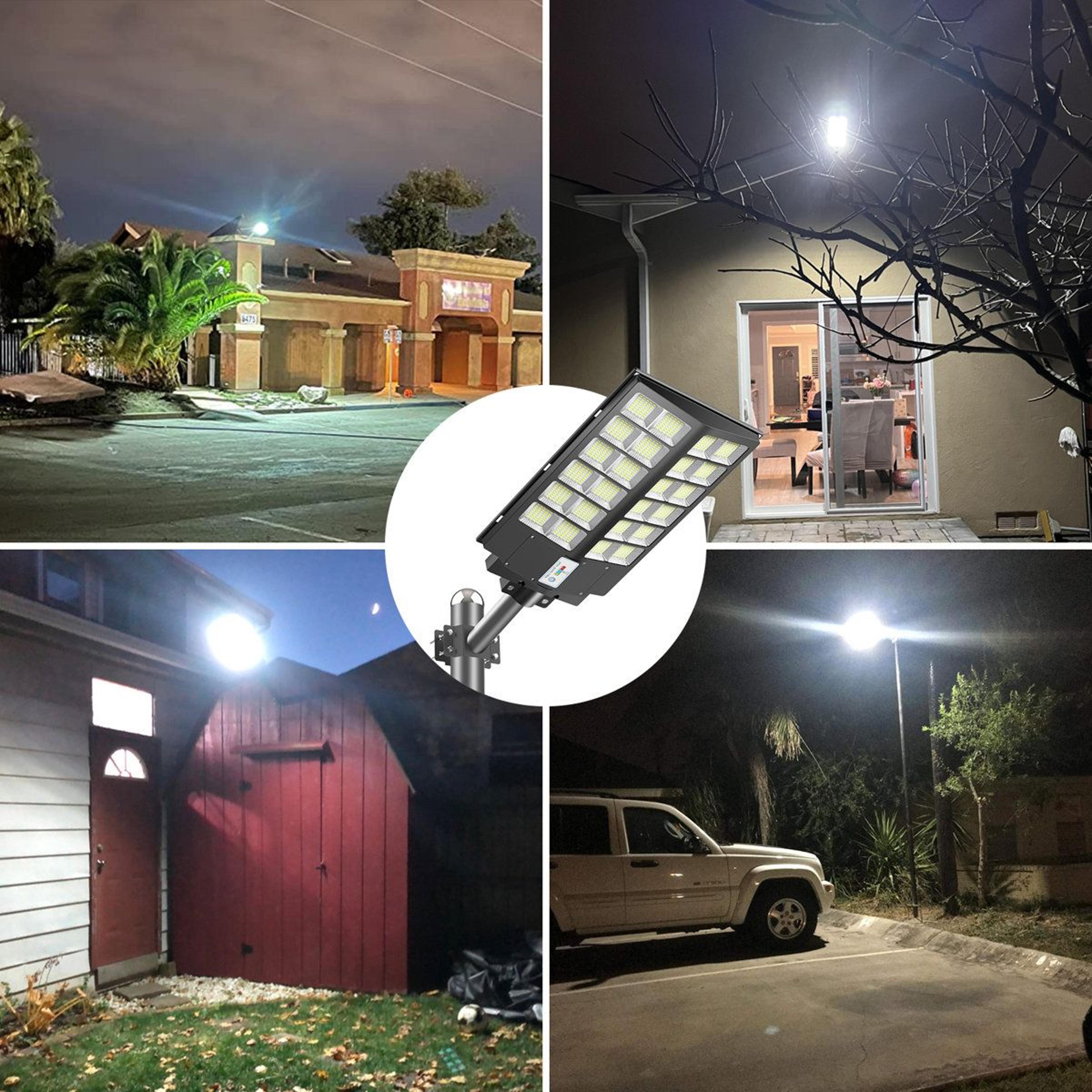 3200W Solar Street Light 240000LM Dusk To Dawn Motion Sensor Outdoor Light 5