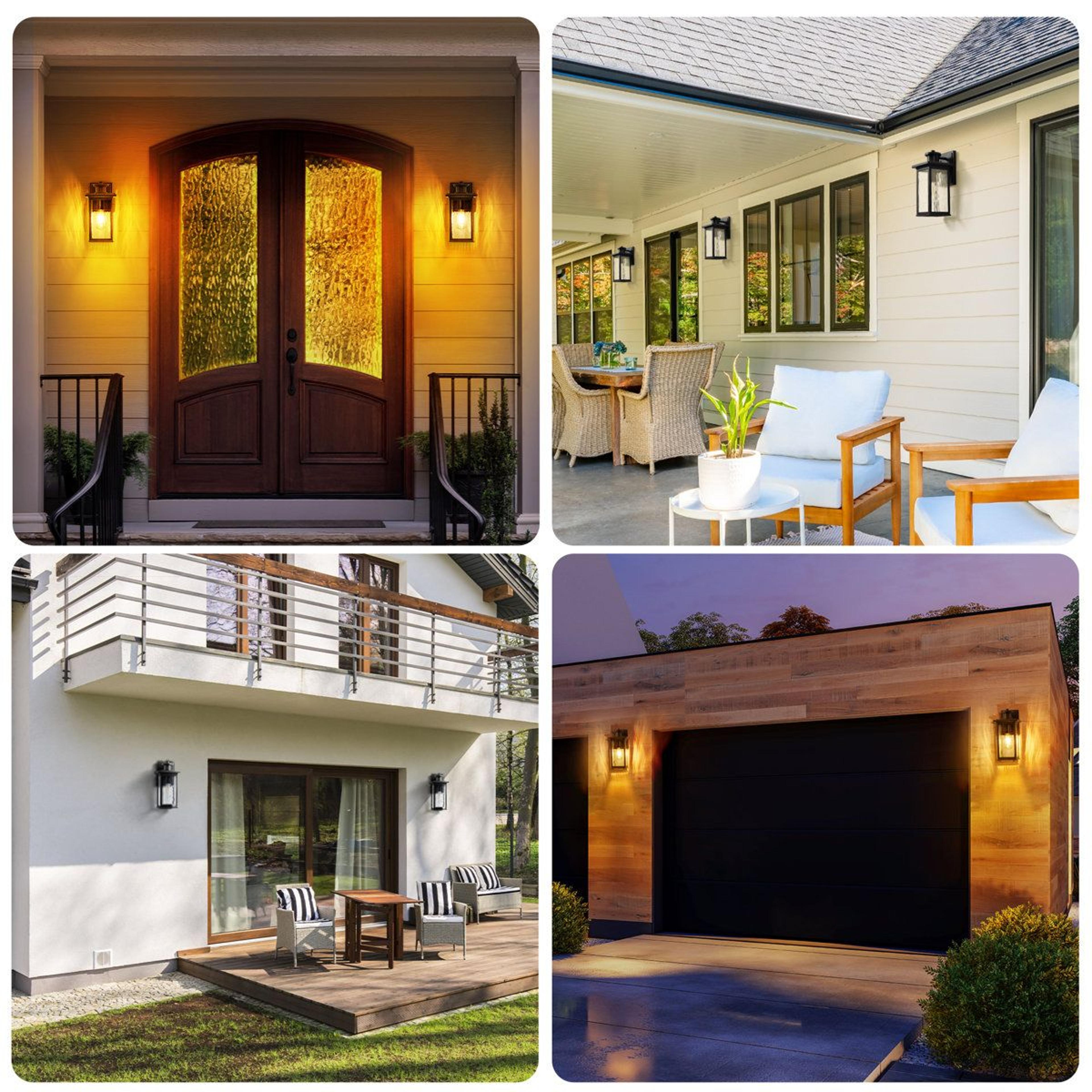 Motion Sensor Outdoor Wall Light With Dusk To Dawn Weather Resistant Lantern 1