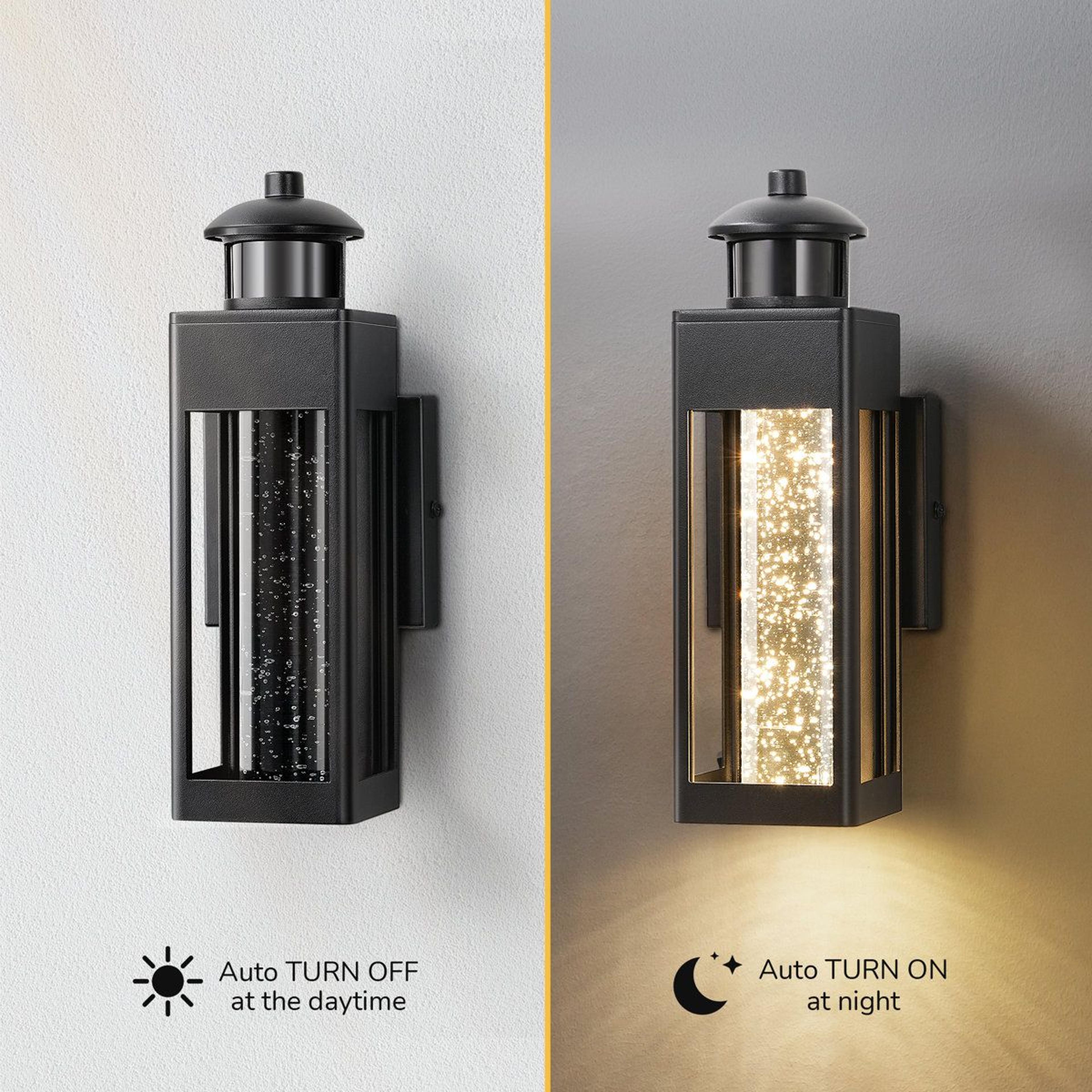 Modern Motion Sensor LED Outdoor Wall Light With Dusk To Dawn 1