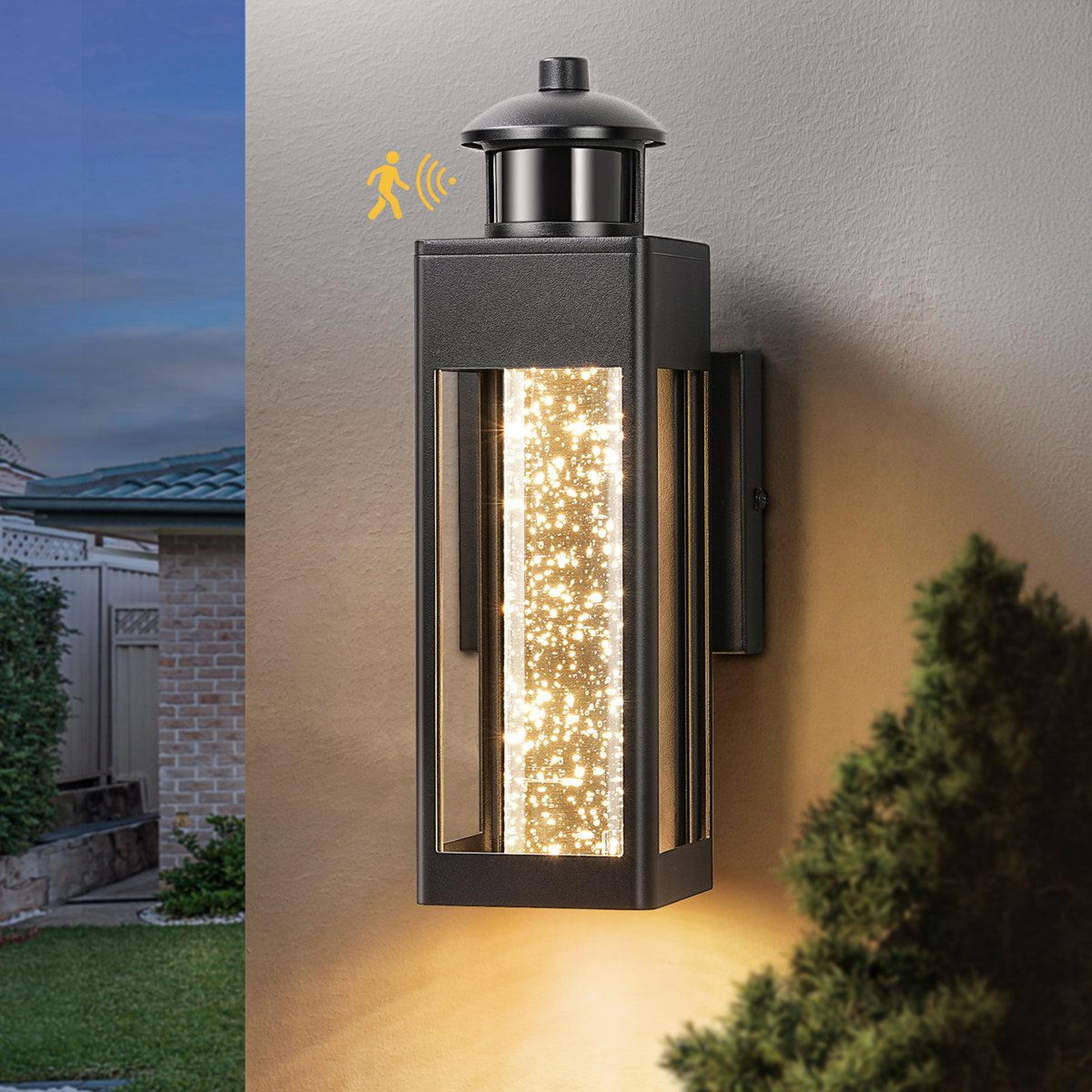 modern motion sensor led outdoor wall light with dusk to dawn