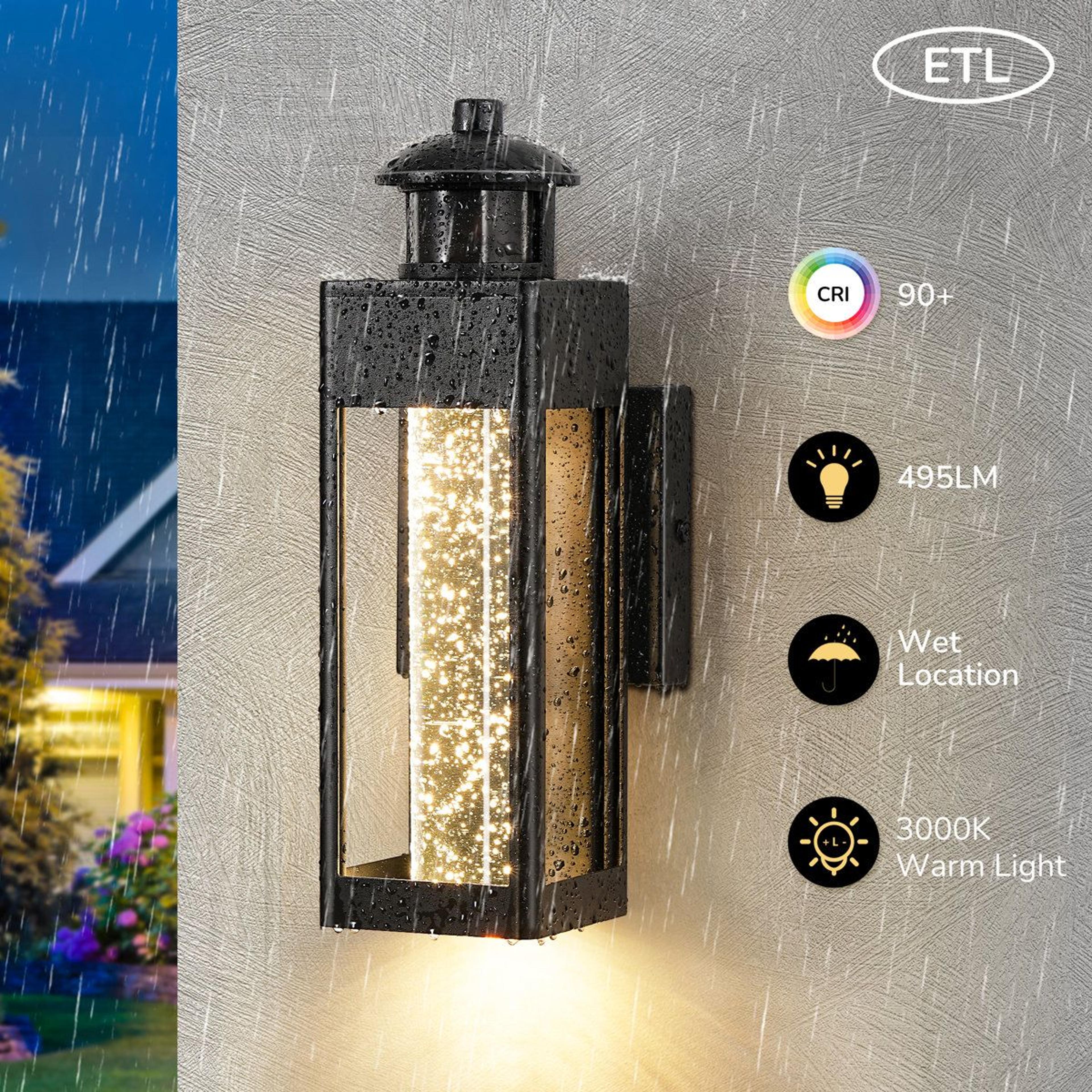 Modern Motion Sensor LED Outdoor Wall Light With Dusk To Dawn 4