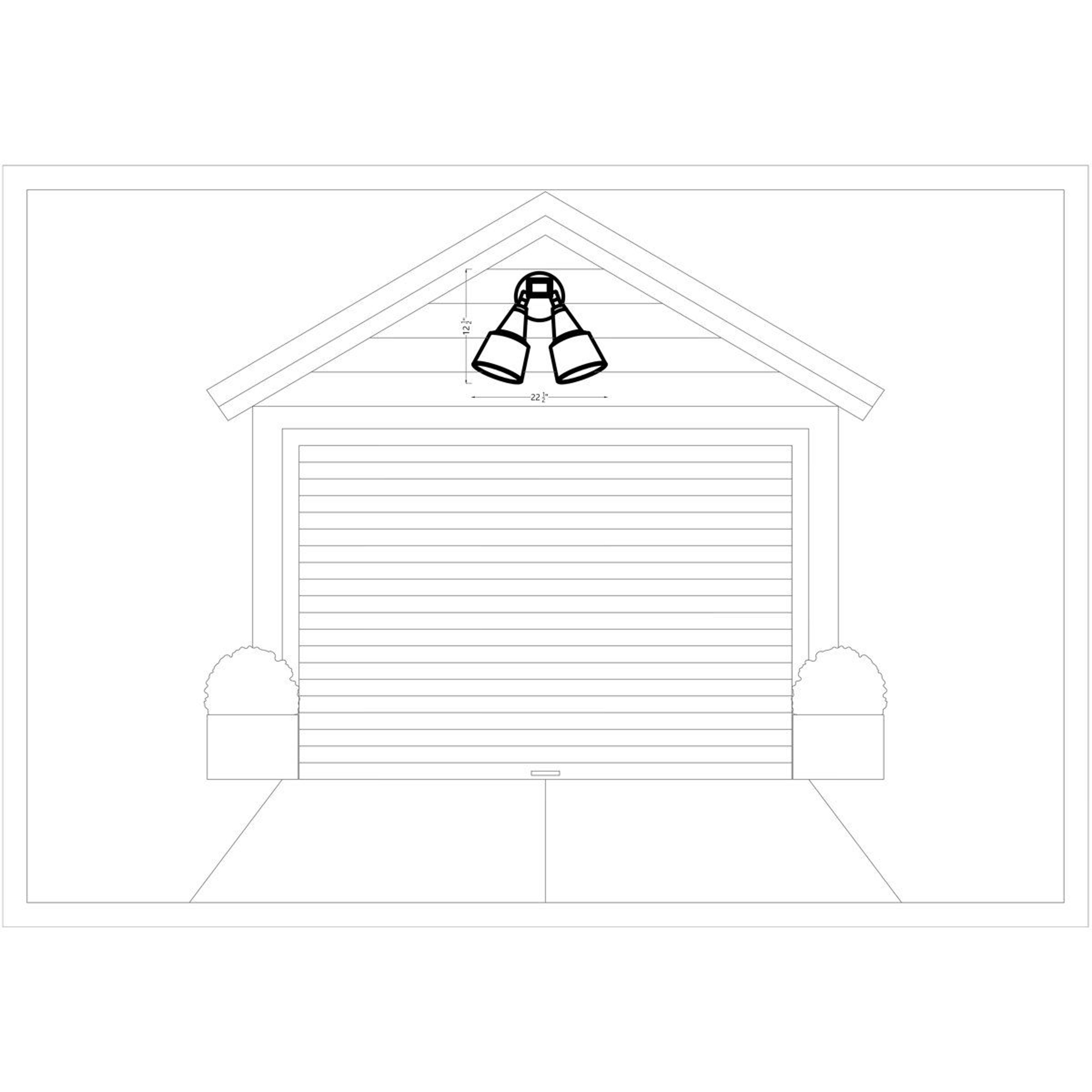 Adjustable Outdoor Flood Light With Motion Sensor And Dusk To Dawn Lighting 1