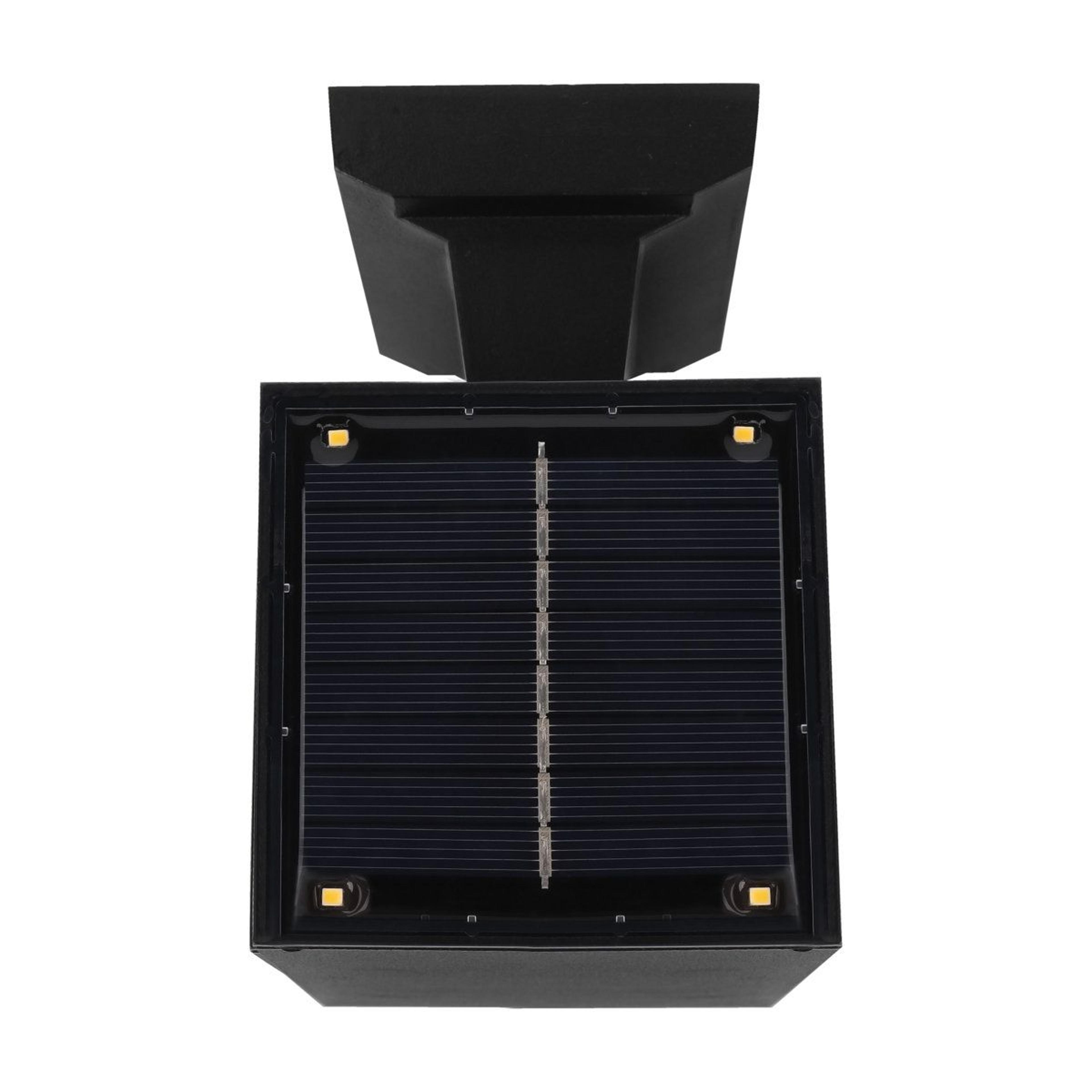 Solar Outdoor Wall Sconce Dusk To Dawn LED Weather Resistant Light 5
