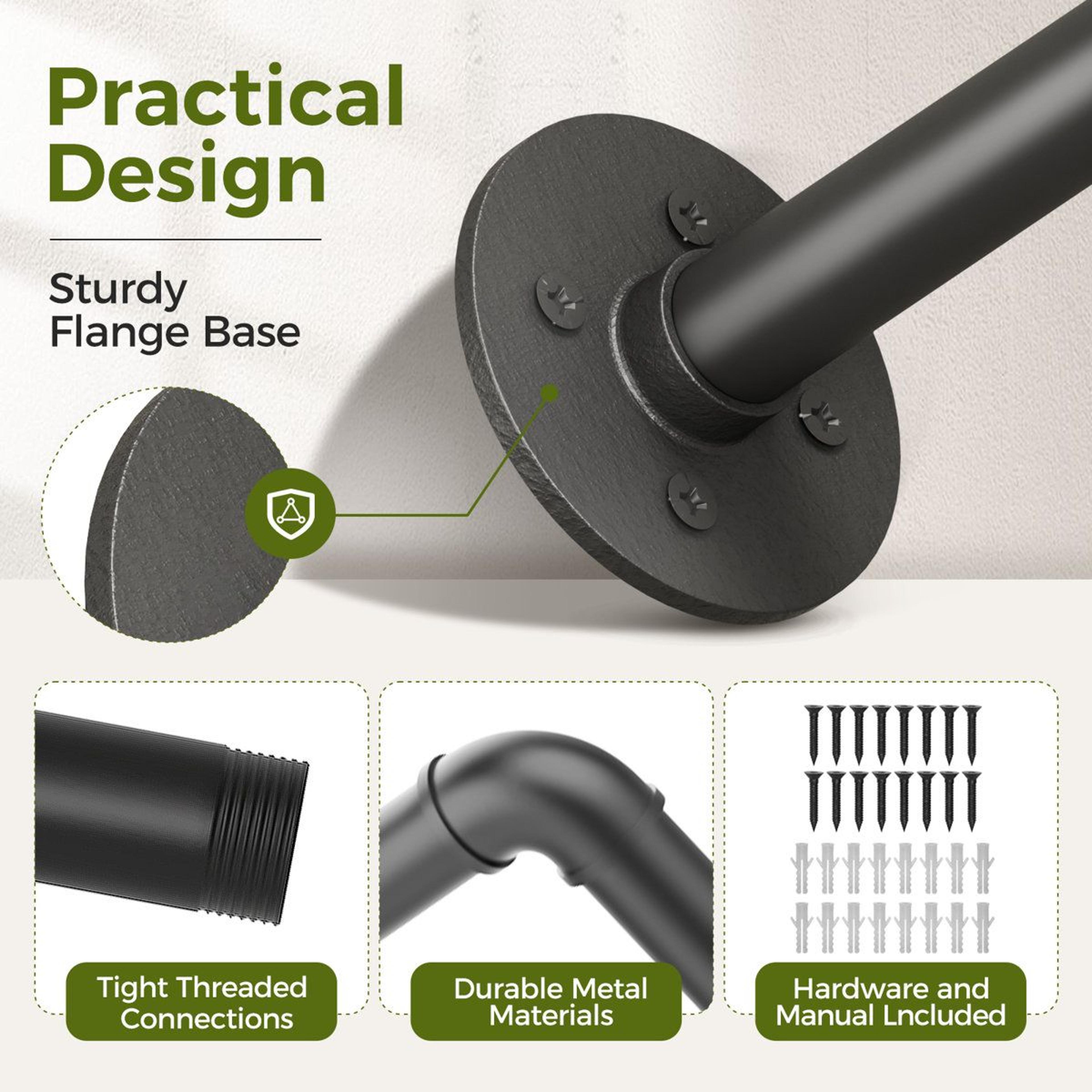 70 Inch Indoor Plant Rod Hanger Set Of 2 For Hanging Planters Wall Ceiling And Window 2