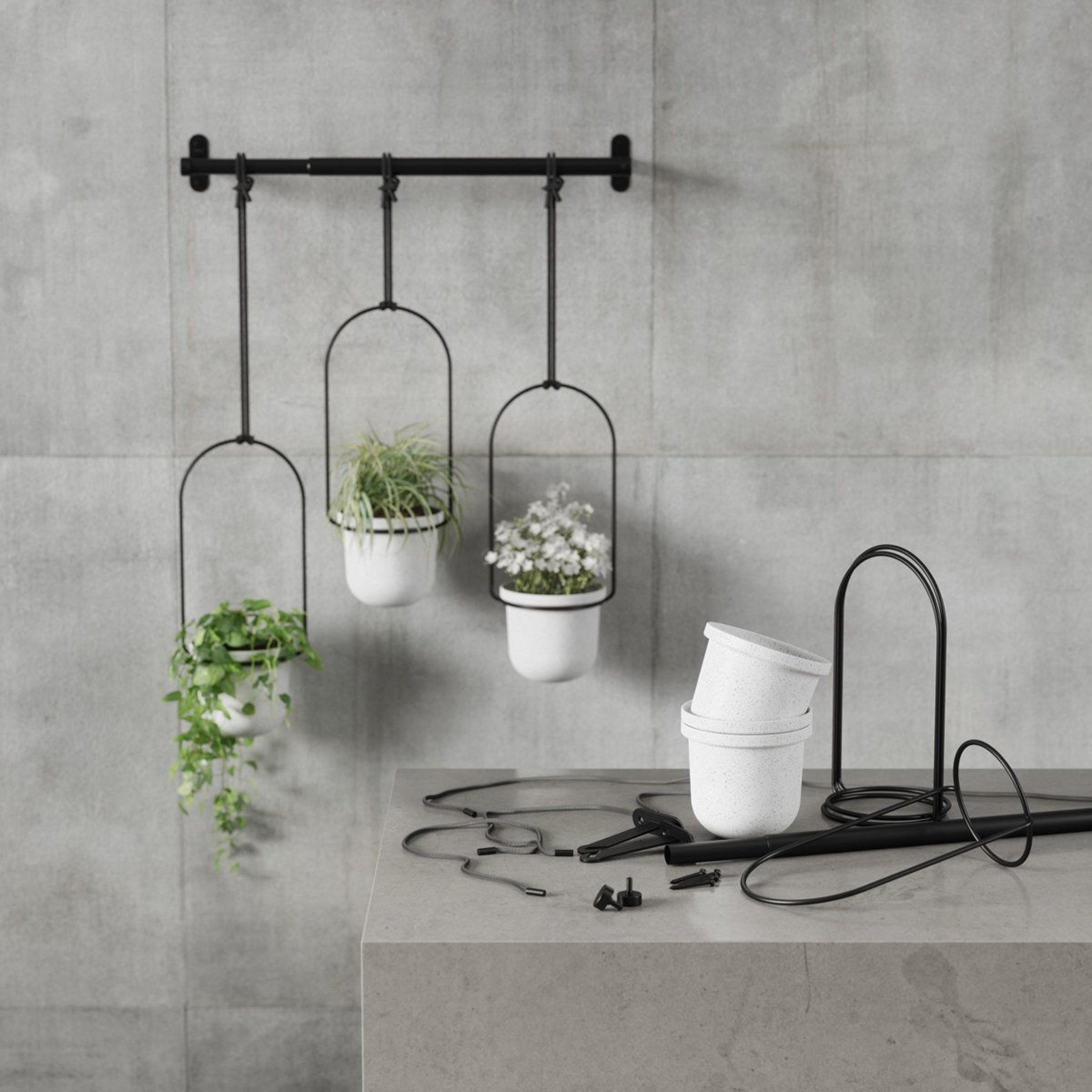70 Inch Indoor Plant Rod Hanger For Hanging Planters And Window Plant Display 4