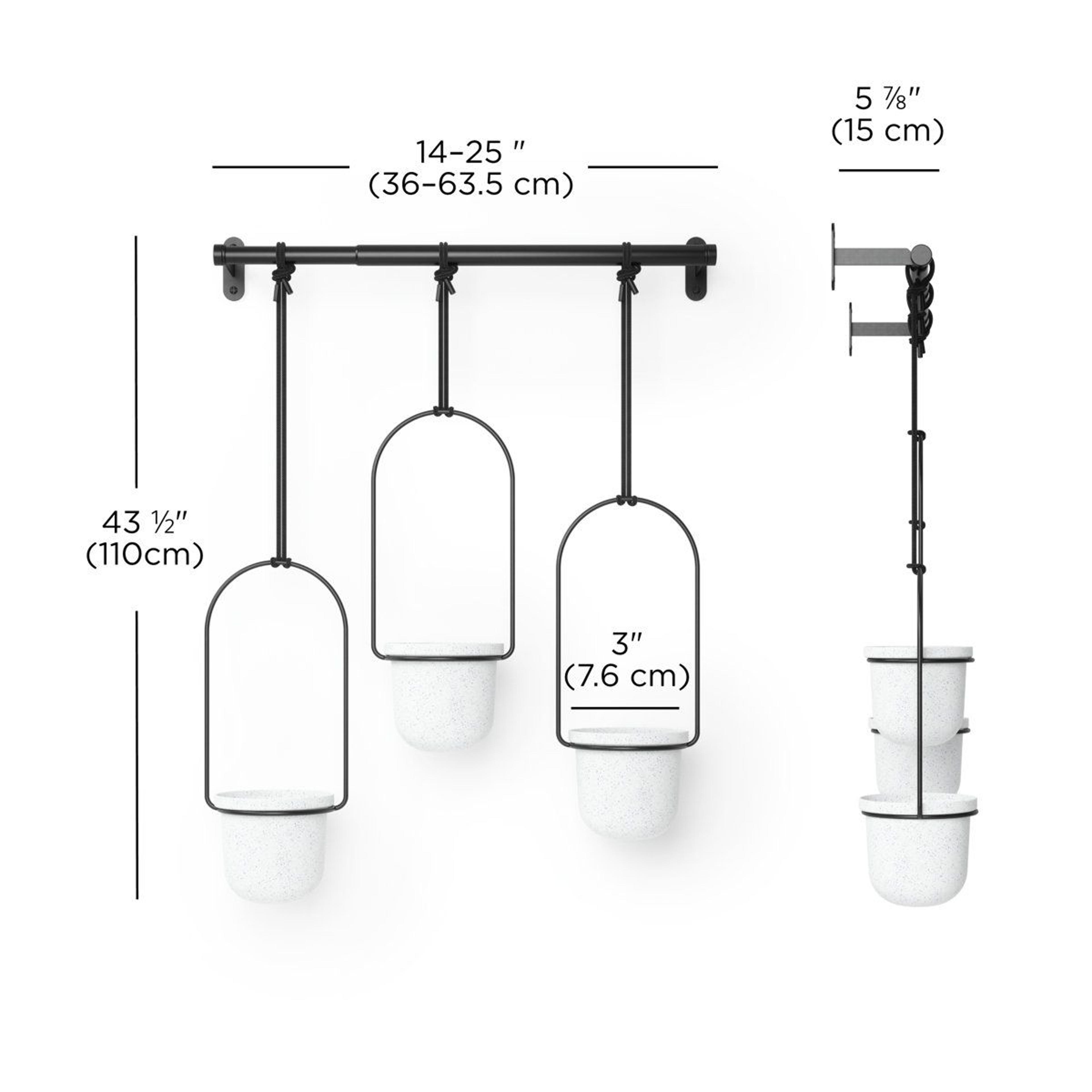 70 Inch Indoor Plant Rod Hanger For Hanging Planters And Window Plant Display 6