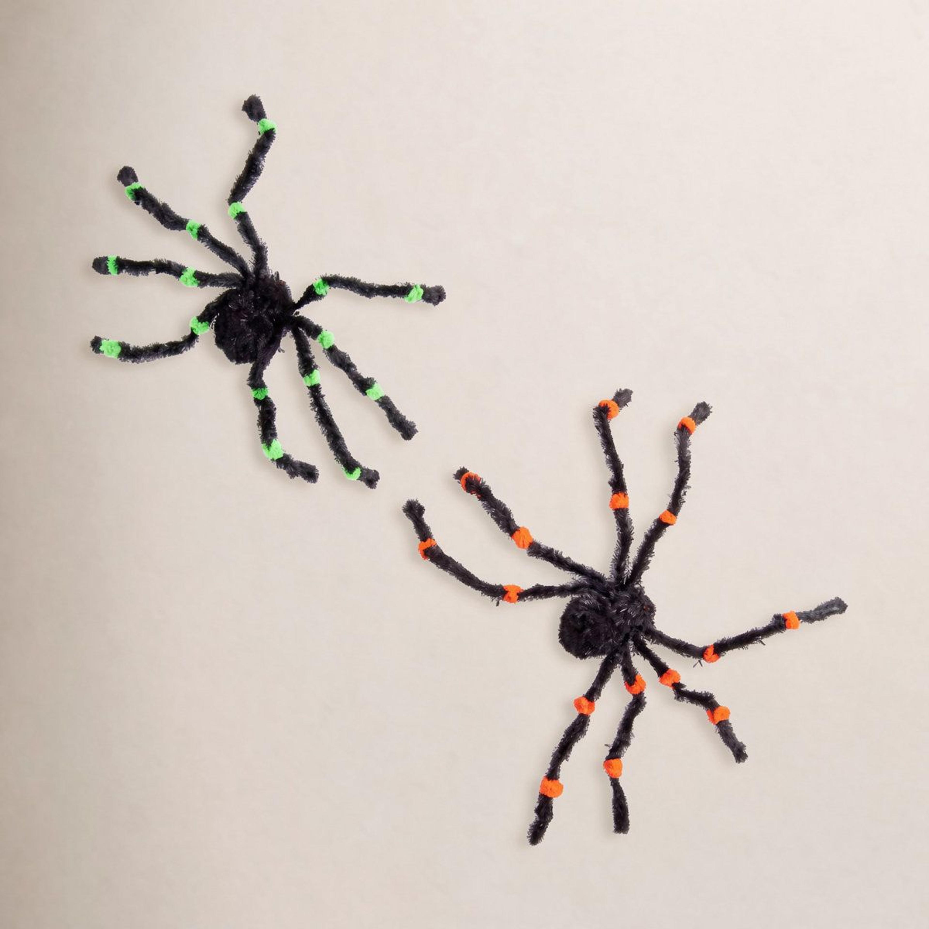 fahrie hanging halloween spider decorations set of 2 for indoor and outdoor decor