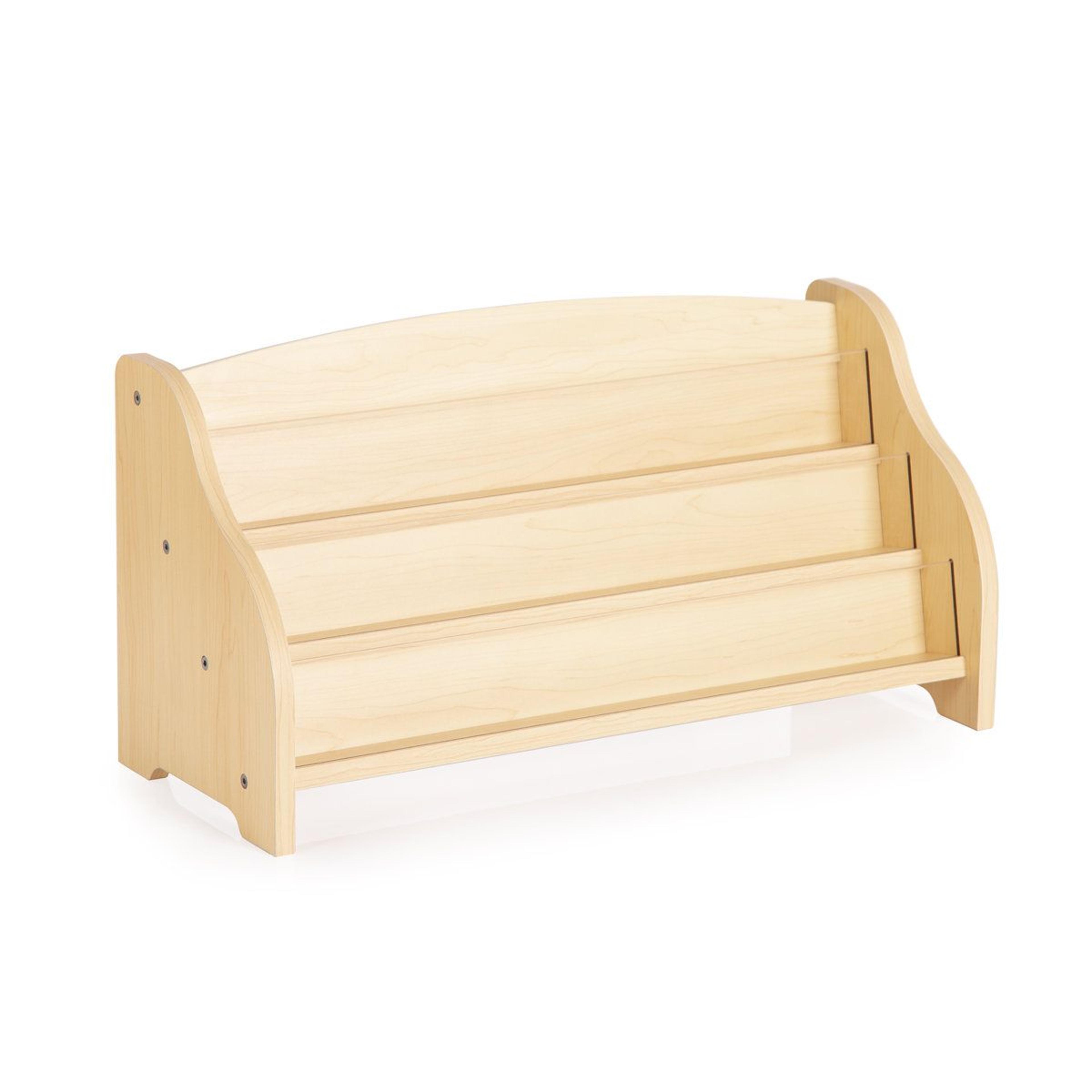 guidecraft tabletop book display kids book storage organizer