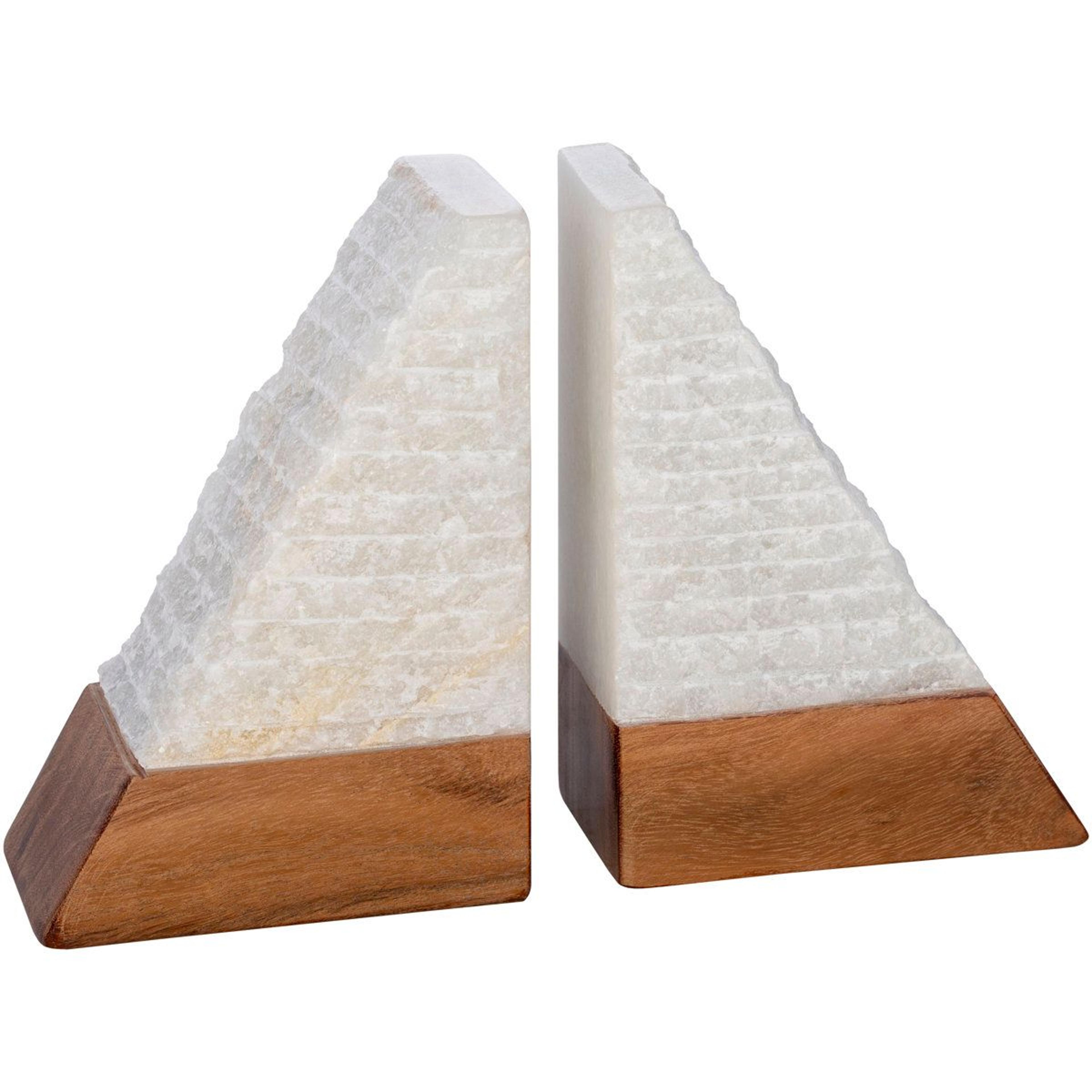 lino modern stone bookends set of 2 for heavy books