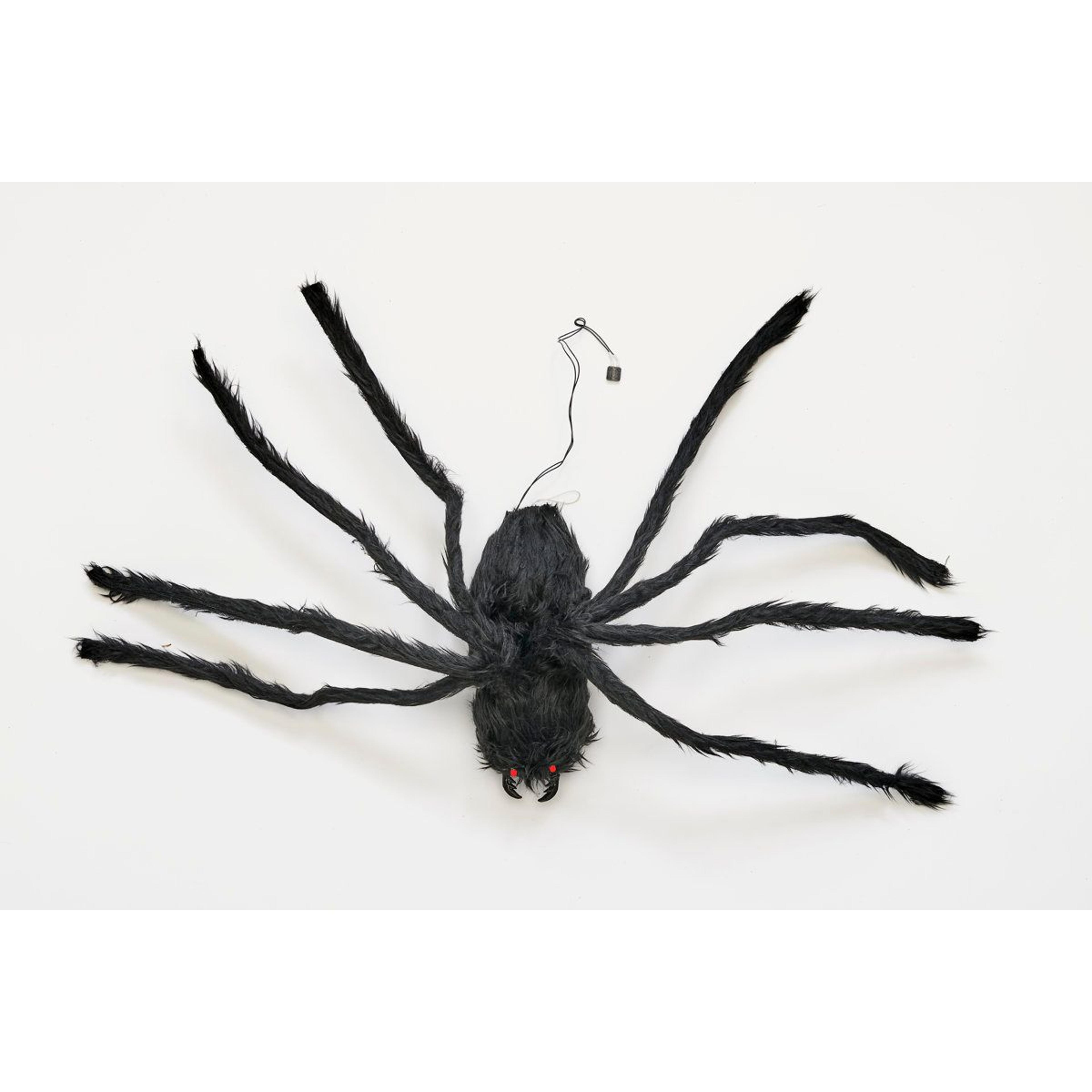 25 inch animated halloween spider lighted halloween yard decoration
