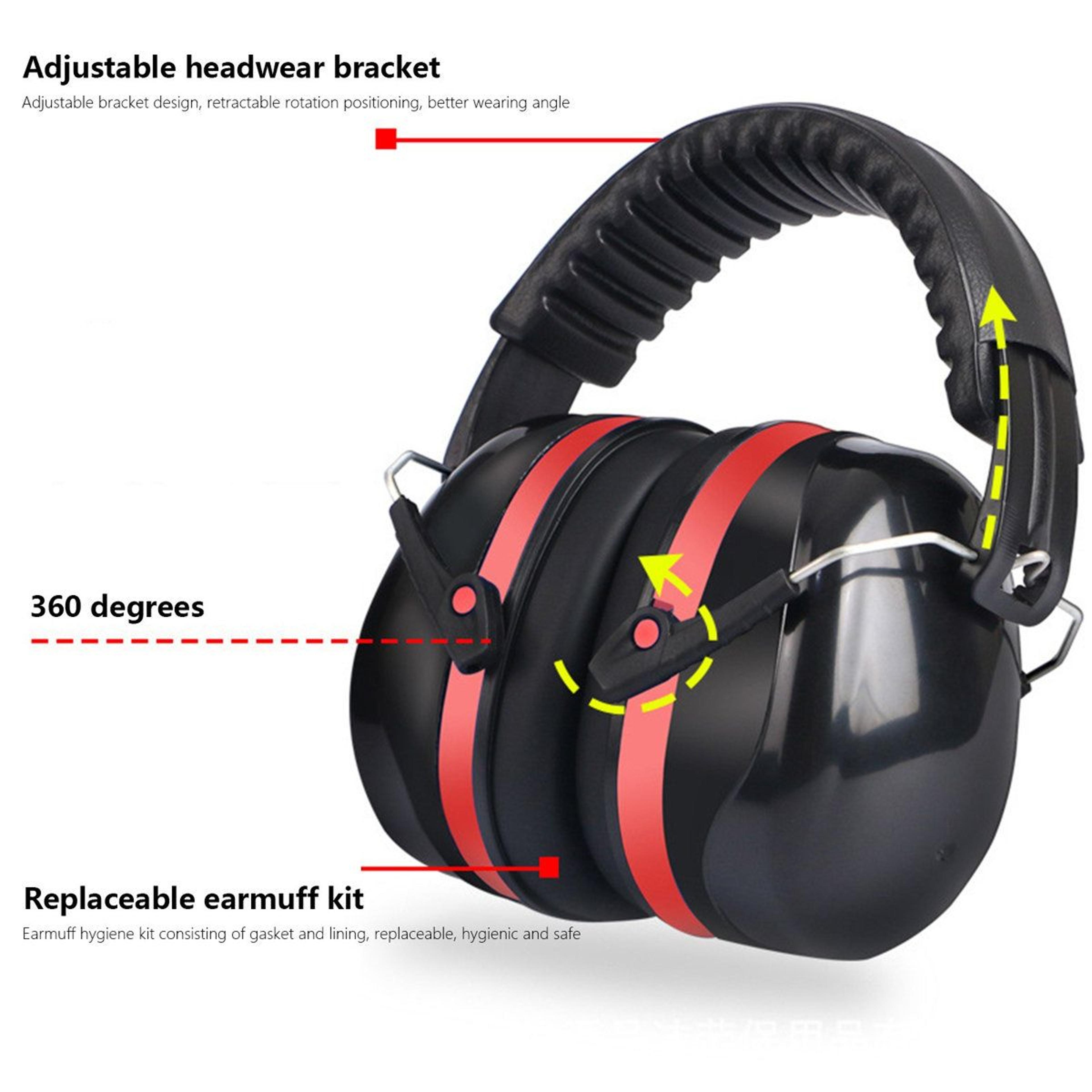 Rebrilliant NRR 28dB Hearing Protection Earmuffs For Adults And Kids 3
