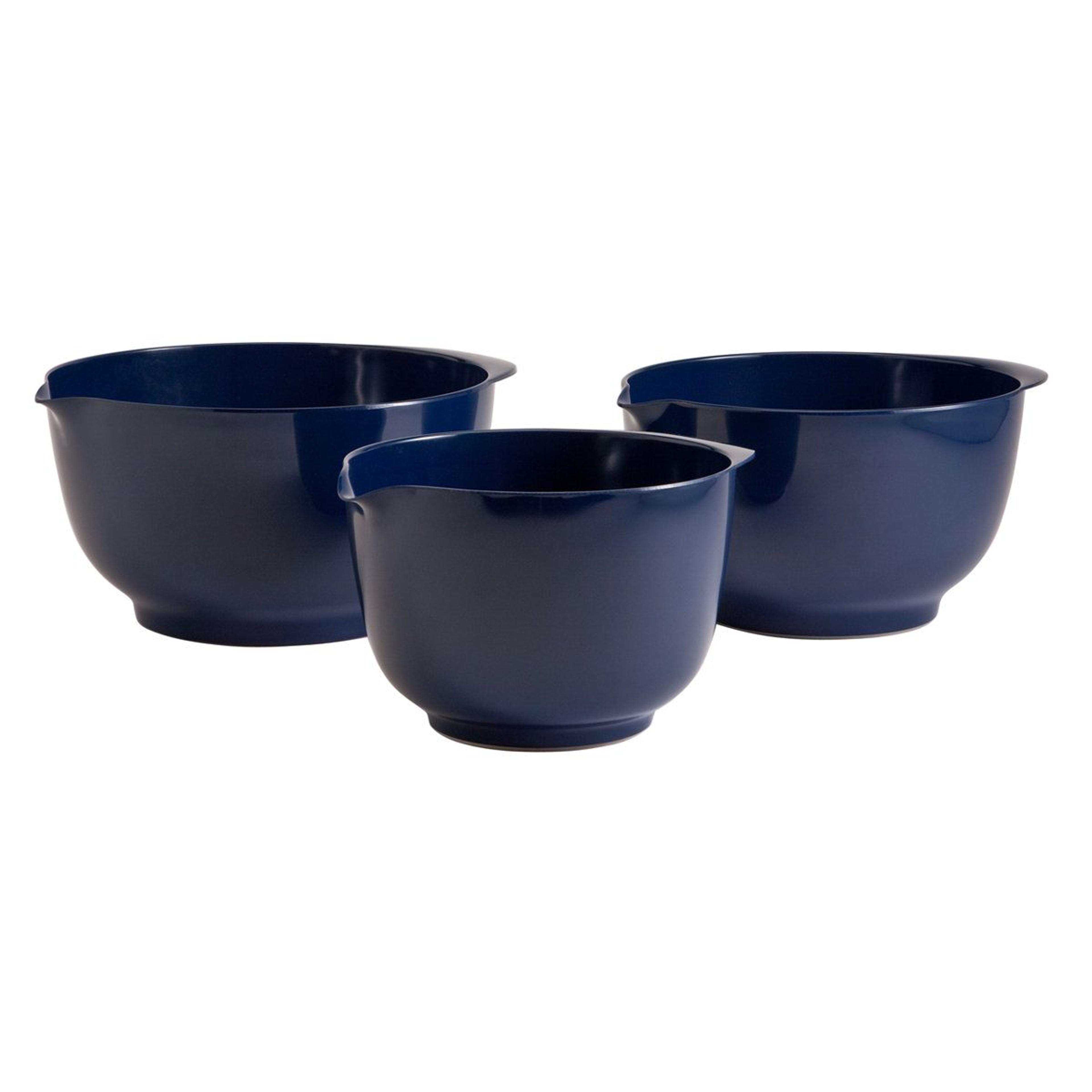 nested melamine mixing bowl set 3 piece heat resistant bowls with pour spouts