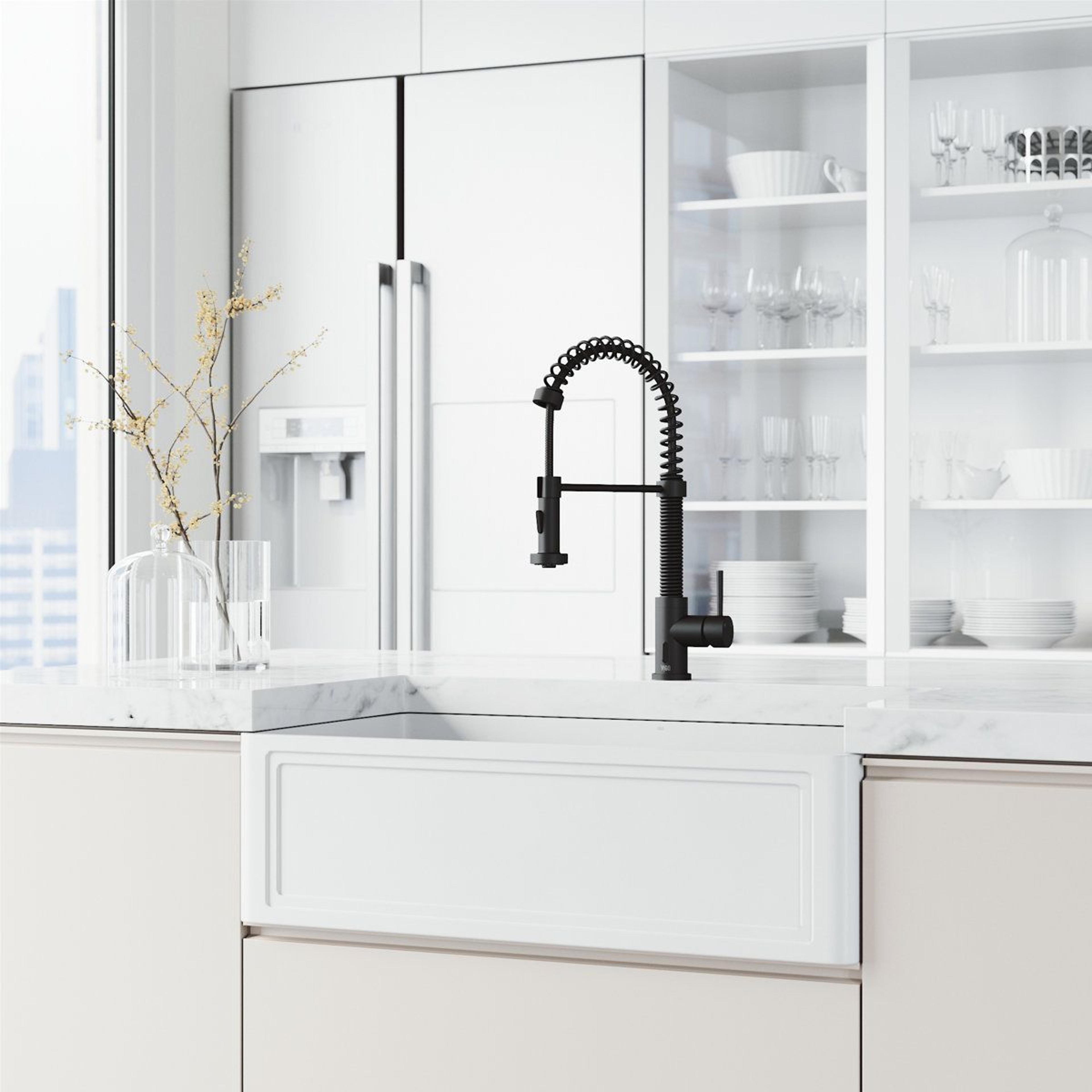 19 Inch Touchless Pull Down Kitchen Faucet With Dual Function Sprayer 12