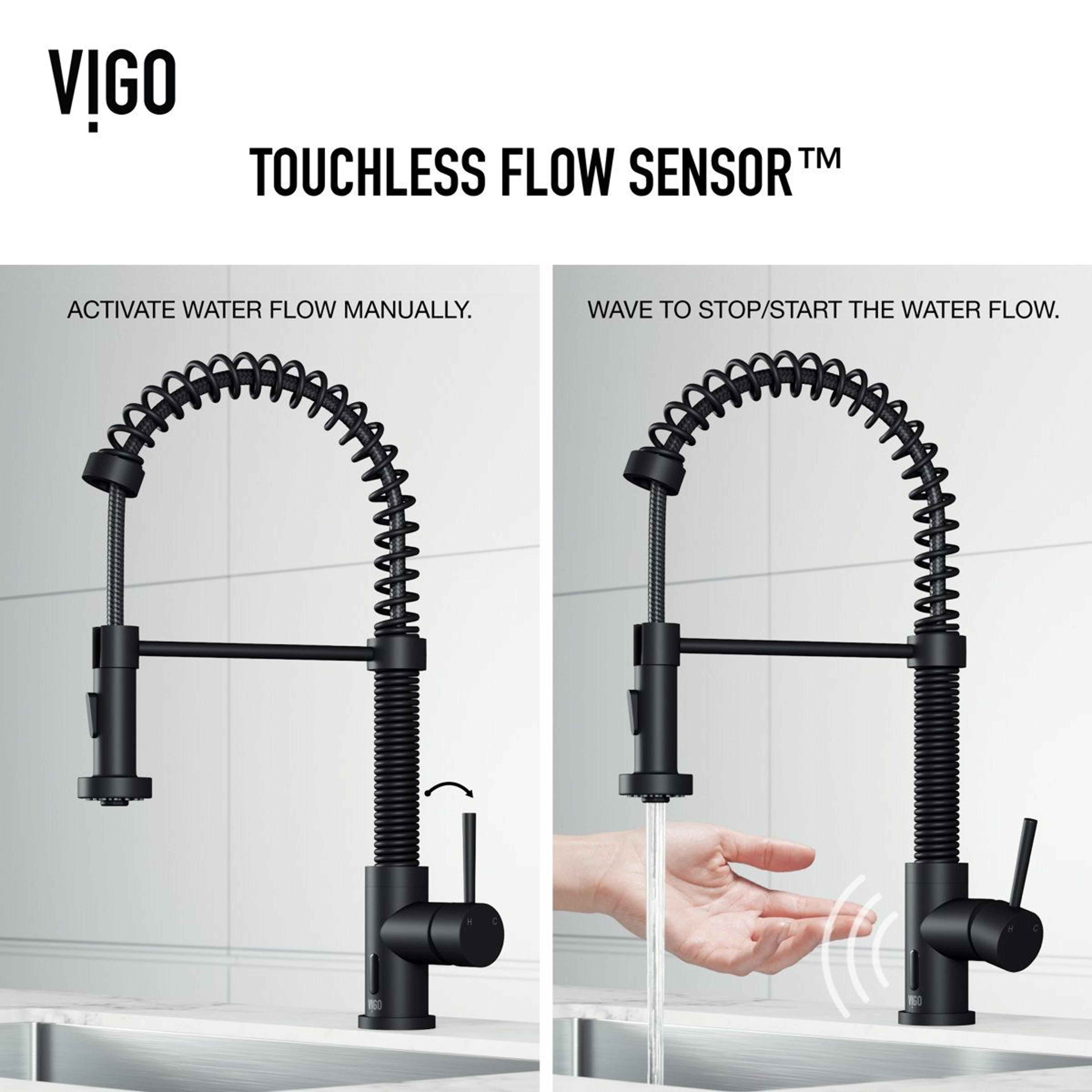 19 Inch Touchless Pull Down Kitchen Faucet With Dual Function Sprayer 11
