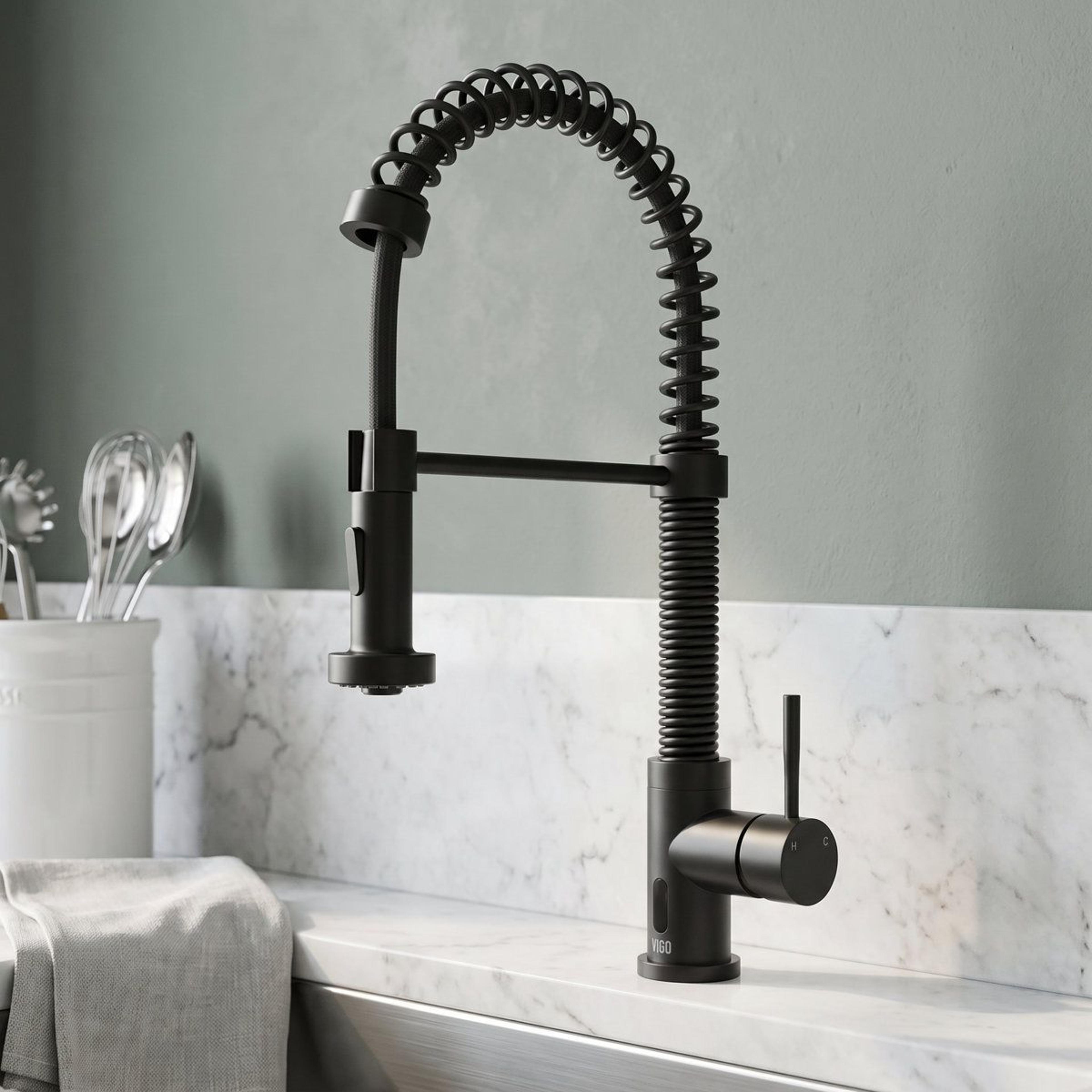 19 Inch Touchless Pull Down Kitchen Faucet With Dual Function Sprayer 15