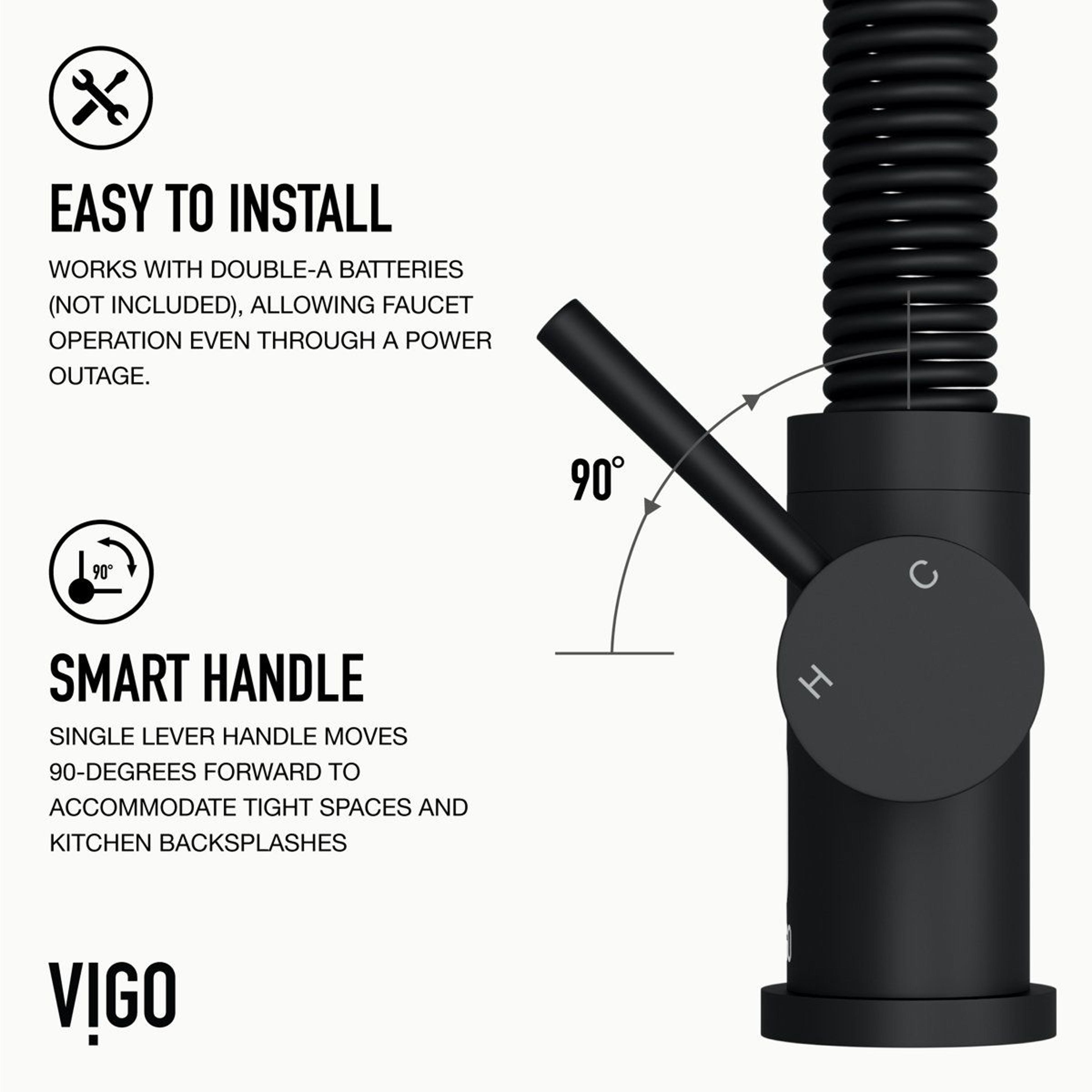 19 Inch Touchless Pull Down Kitchen Faucet With Dual Function Sprayer 10