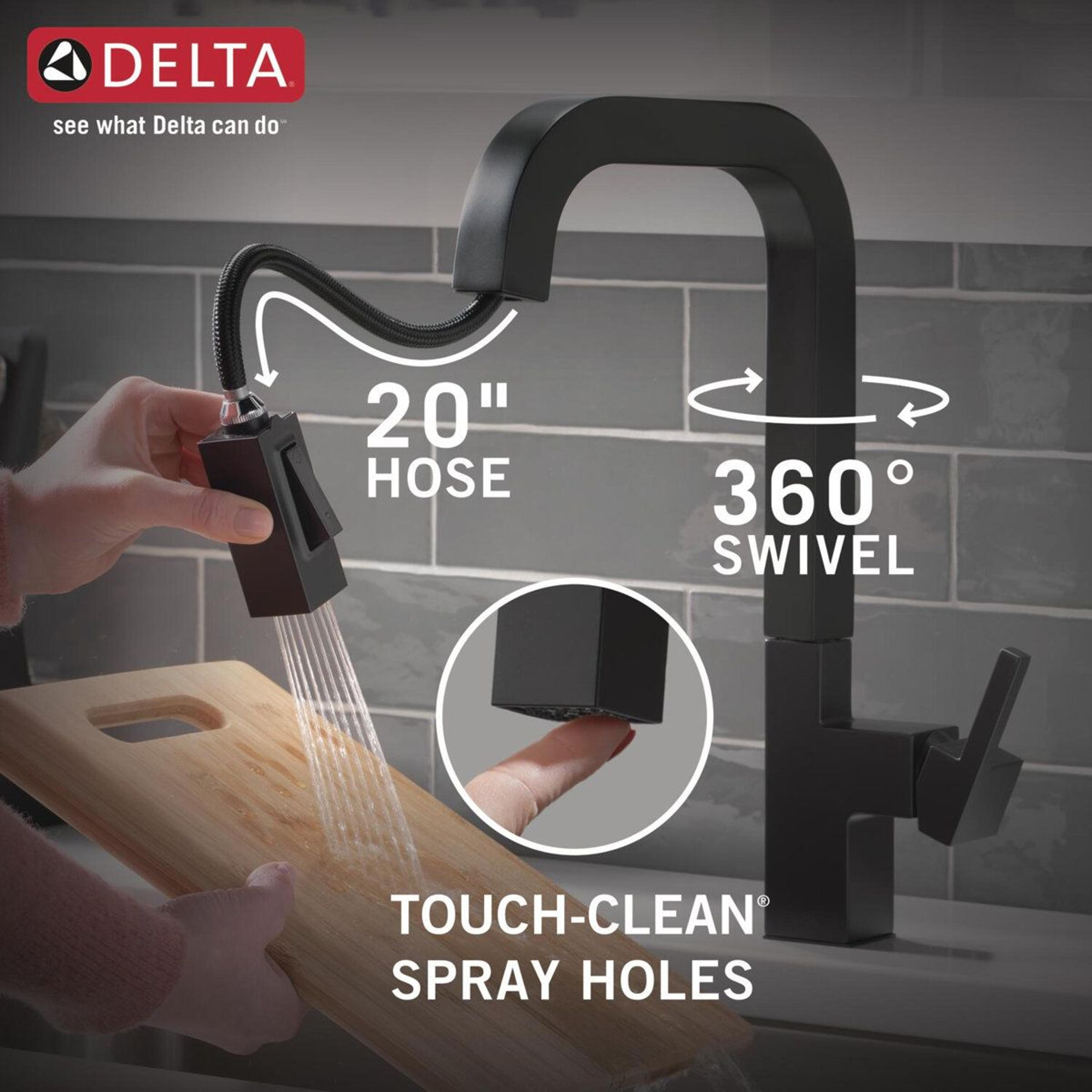 Matte Black Kitchen Faucet With Pull Down Sprayer Single Handle Gooseneck Sink Faucet 6