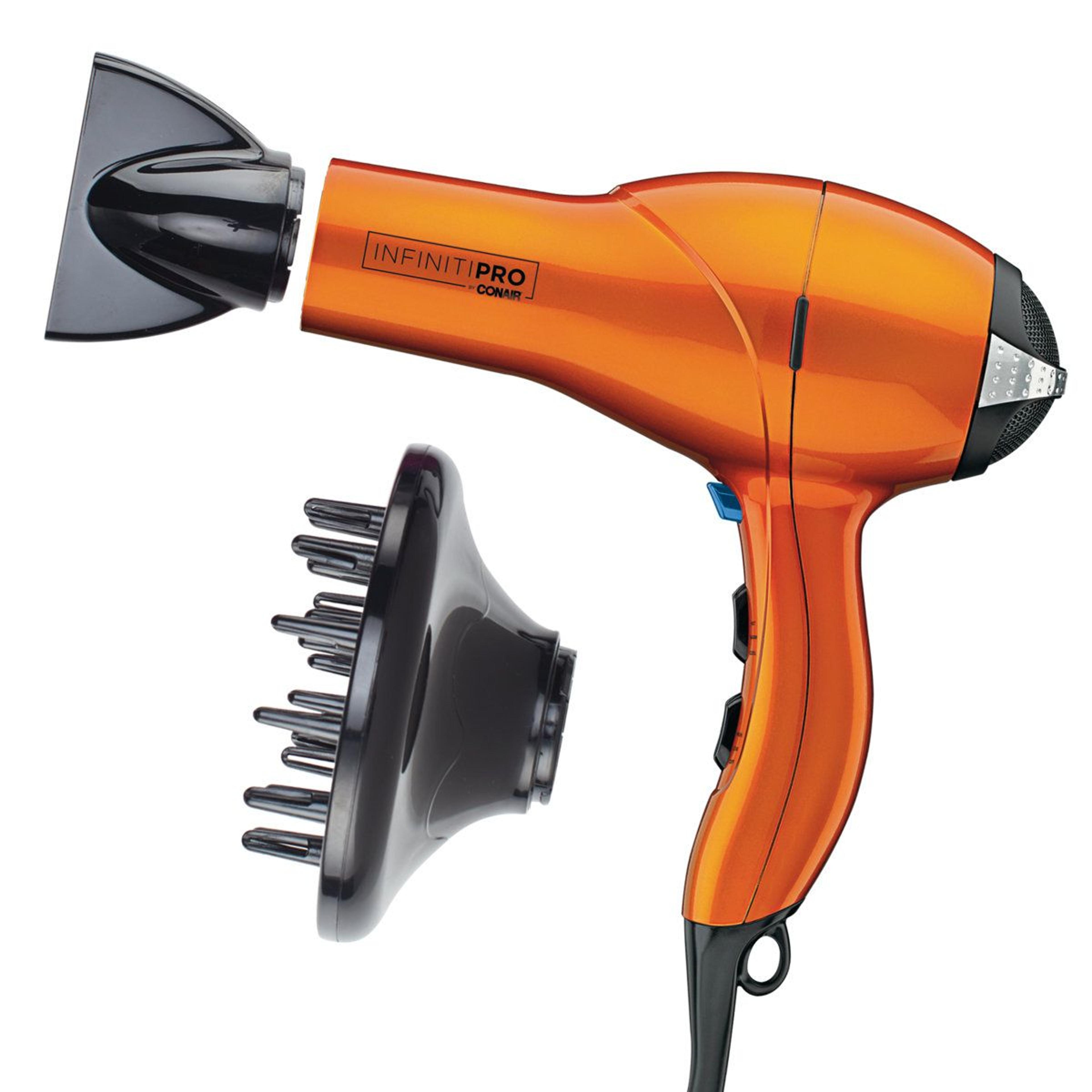 quick styling salon hair dryer with concentrator and diffuser