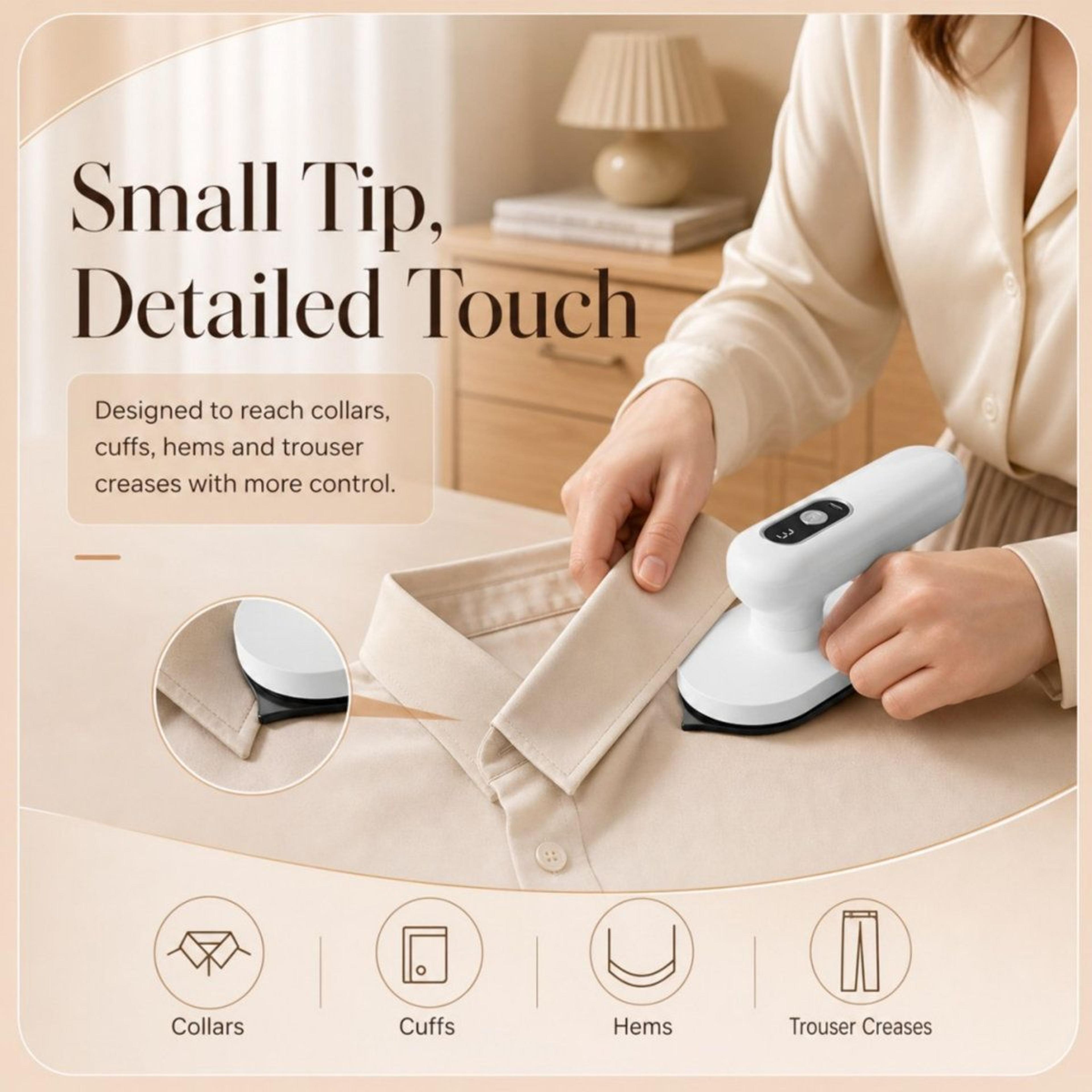 Cordless Portable Steam Iron With Fast USB Charging And 3 Temperature Settings 3
