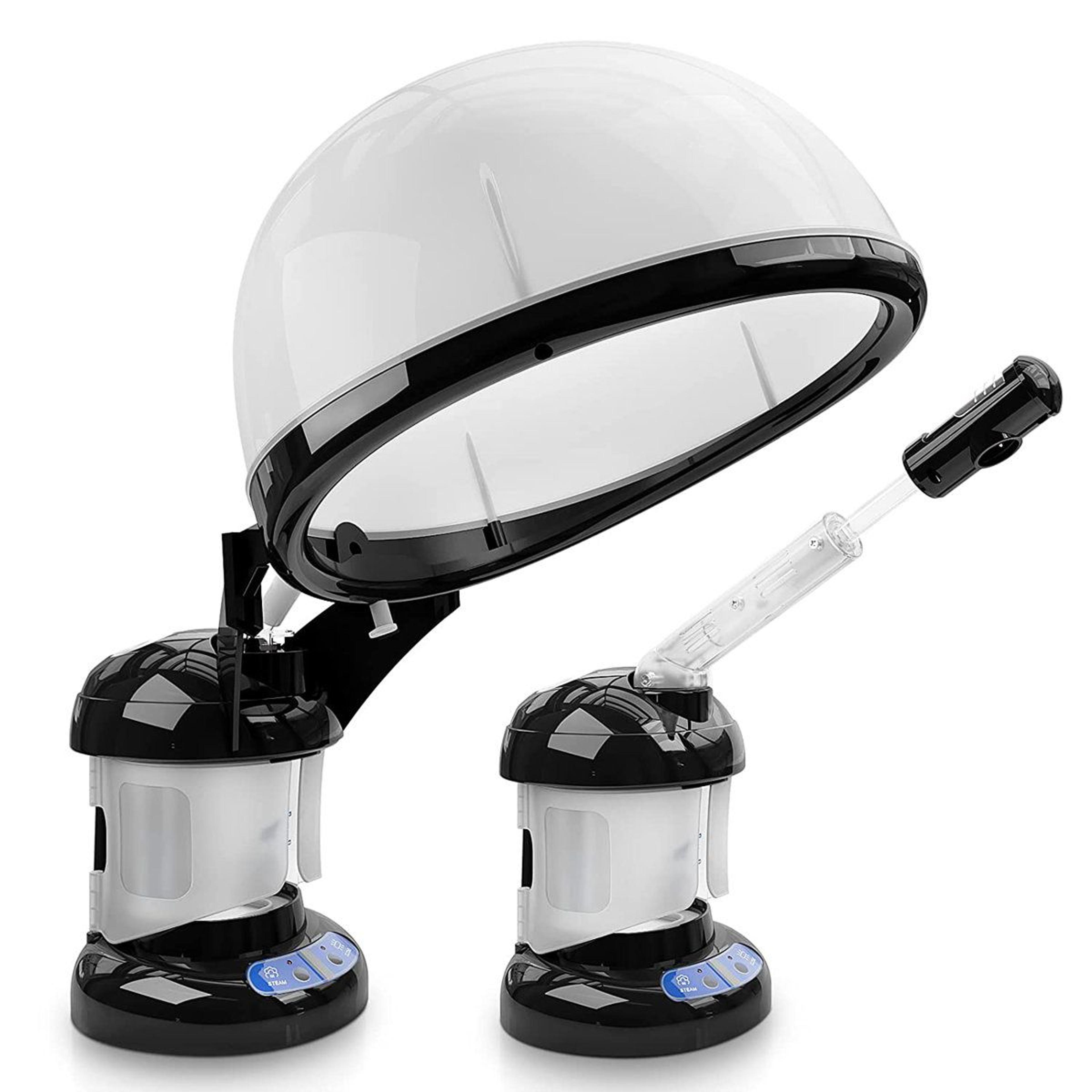 2-in-1 ozone facial steamer and hair steamer combo with aromatherapy