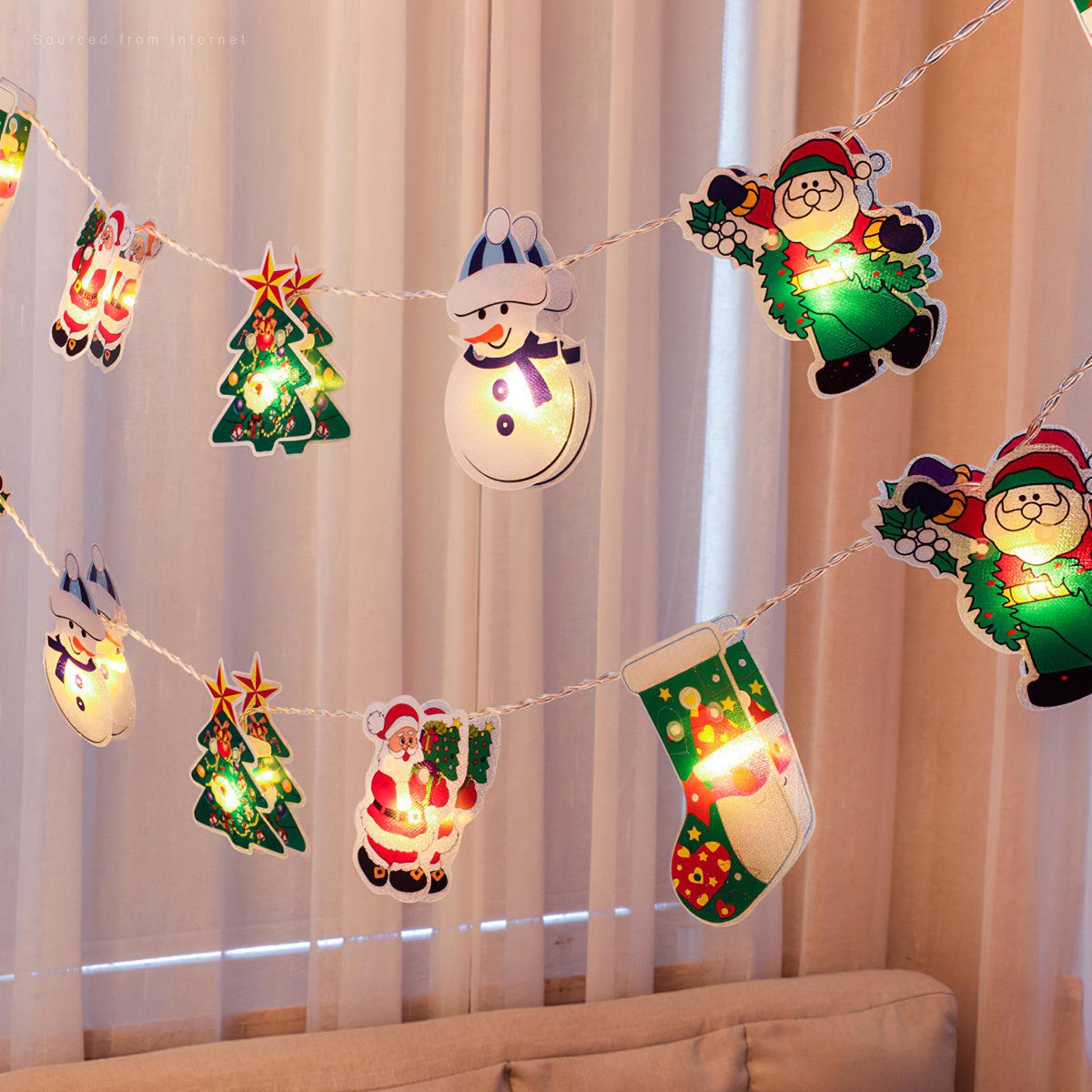 20 led battery powered christmas string lights – 2800k soft white