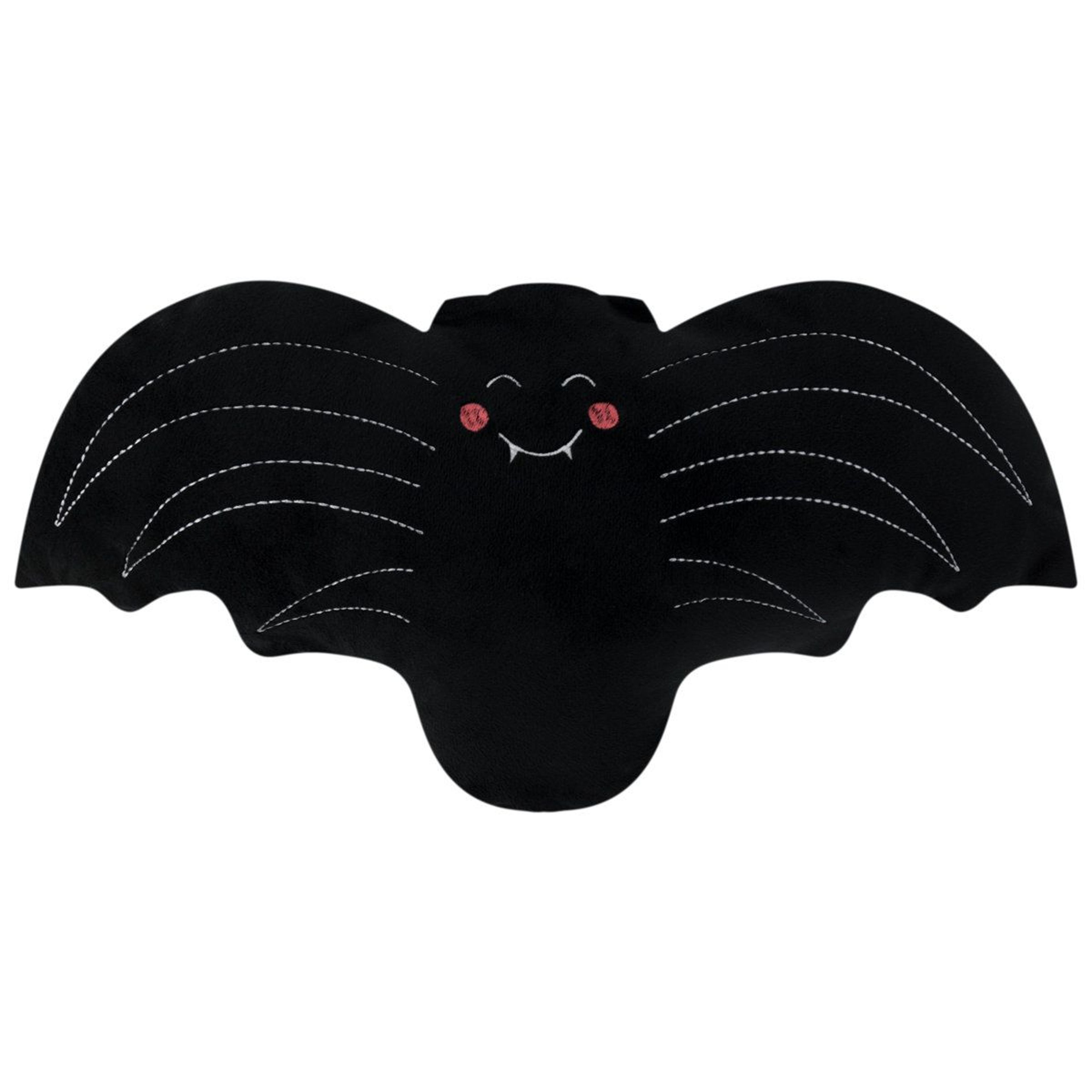 cute black bat plush pillow for halloween decorations