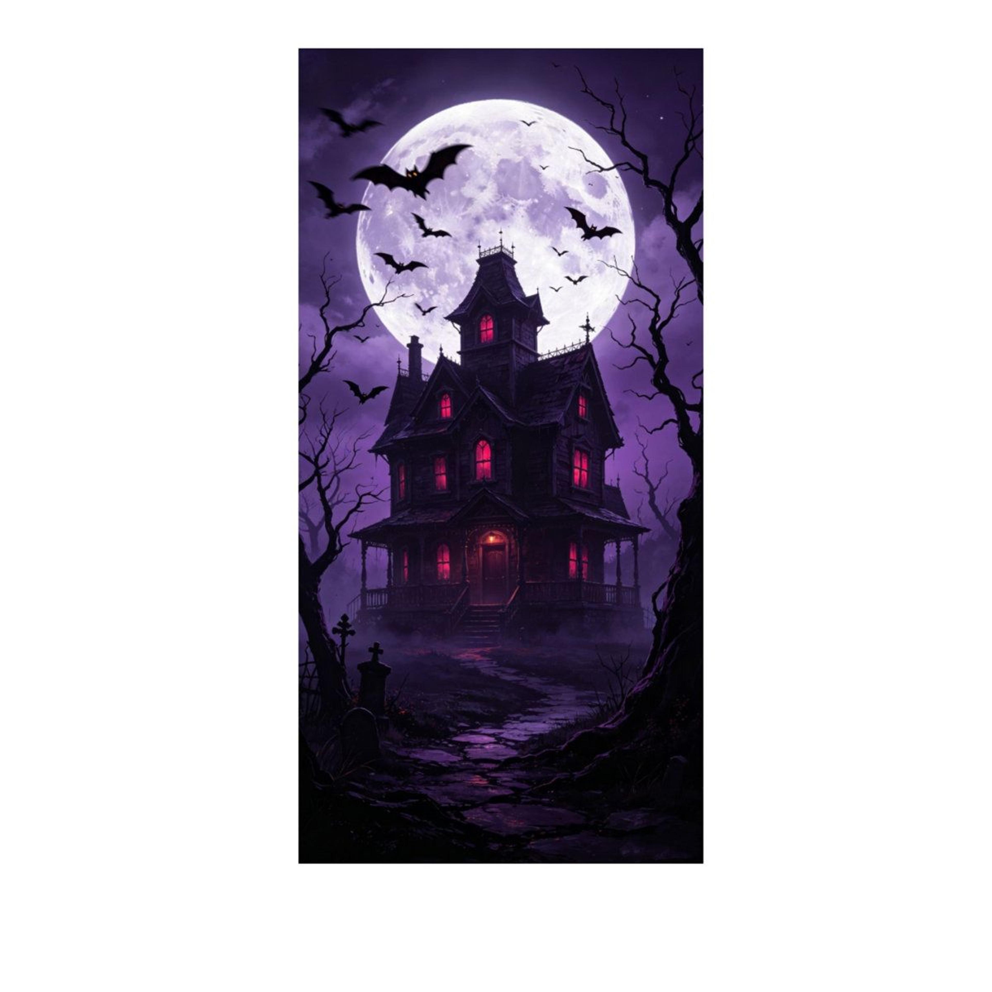 halloween door cover 35 x 72 inch polyester hanging door curtain for party decor