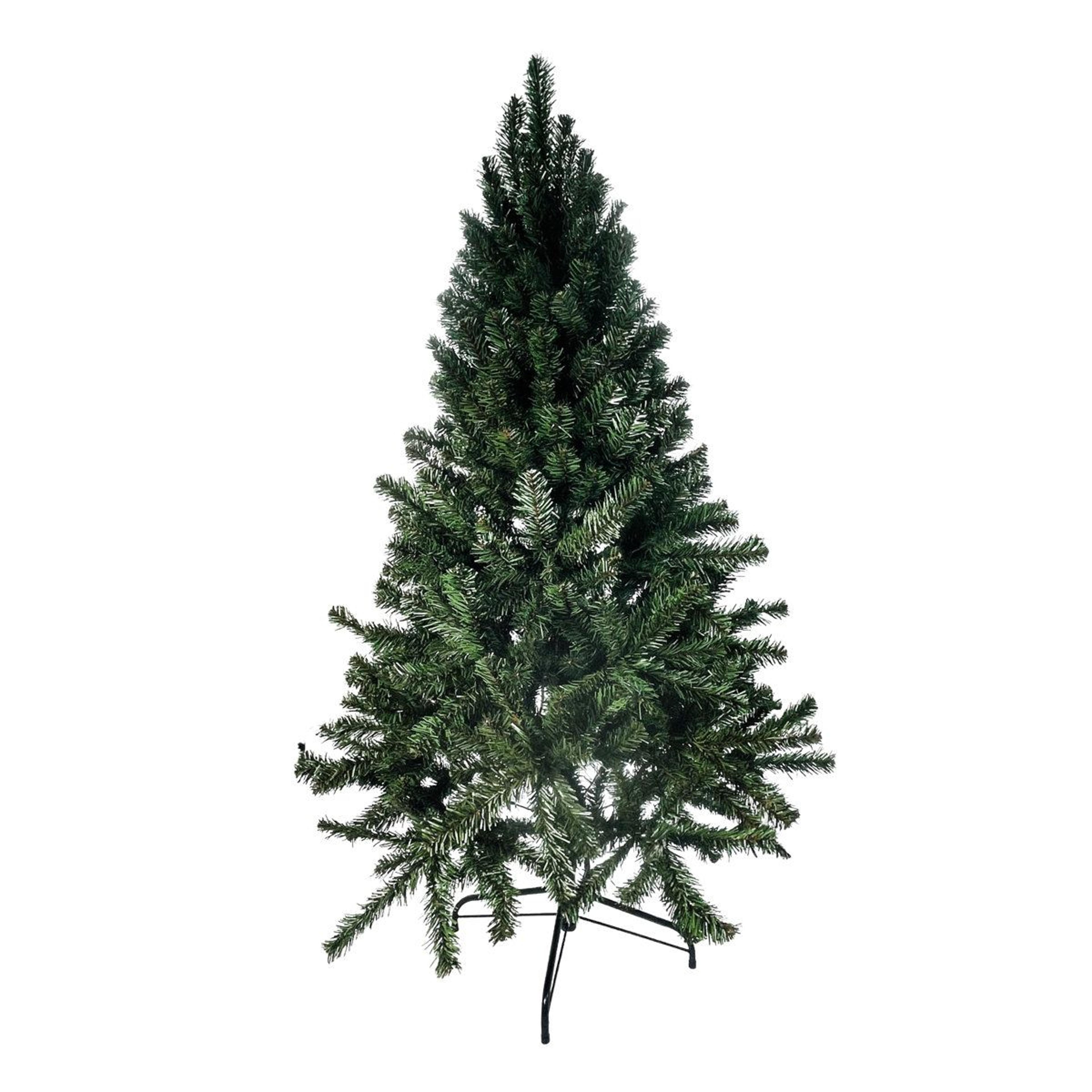 8 ft artificial christmas tree with hinged branches and full fir shape