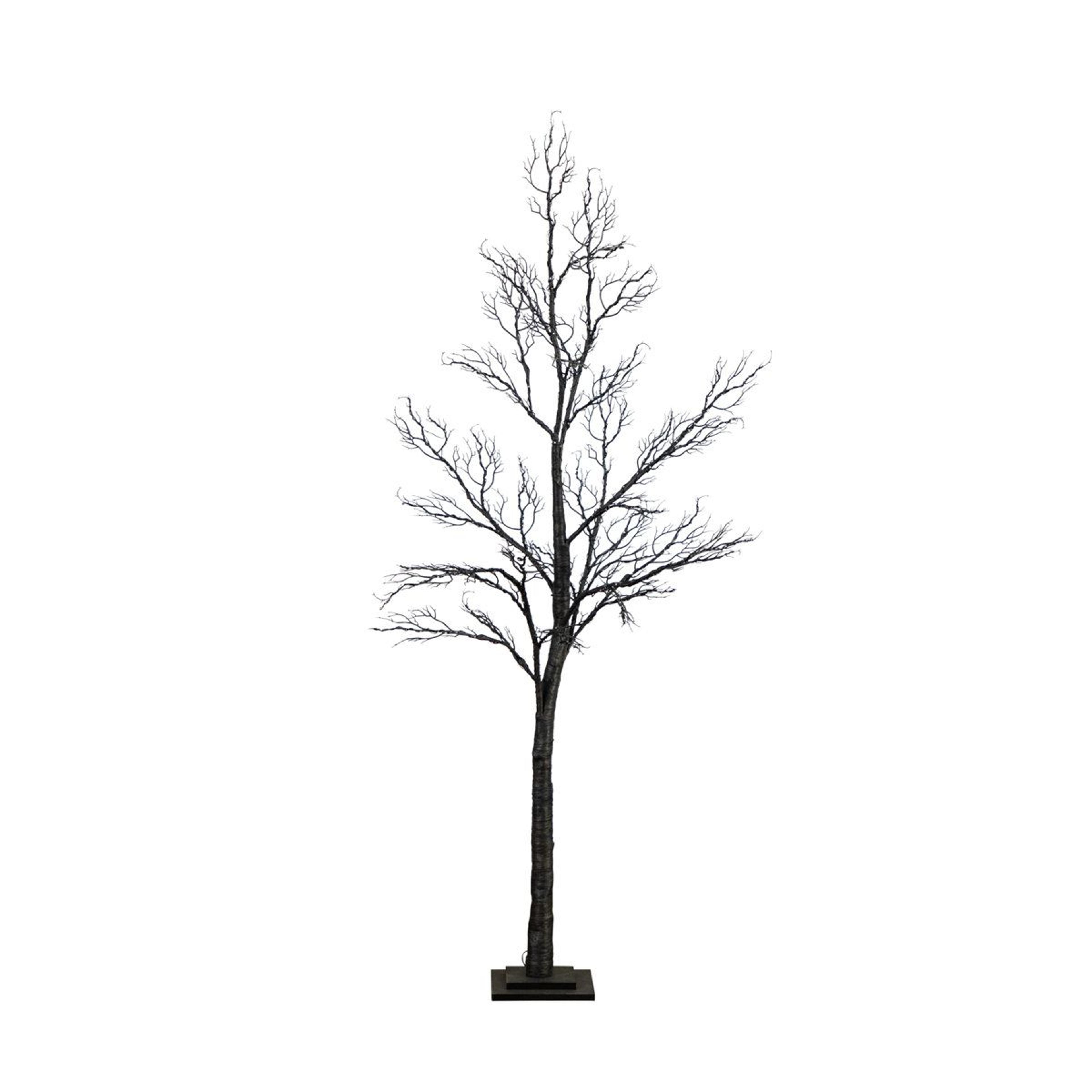 6 ft pre-lit halloween twig tree with 320 orange and purple led lights