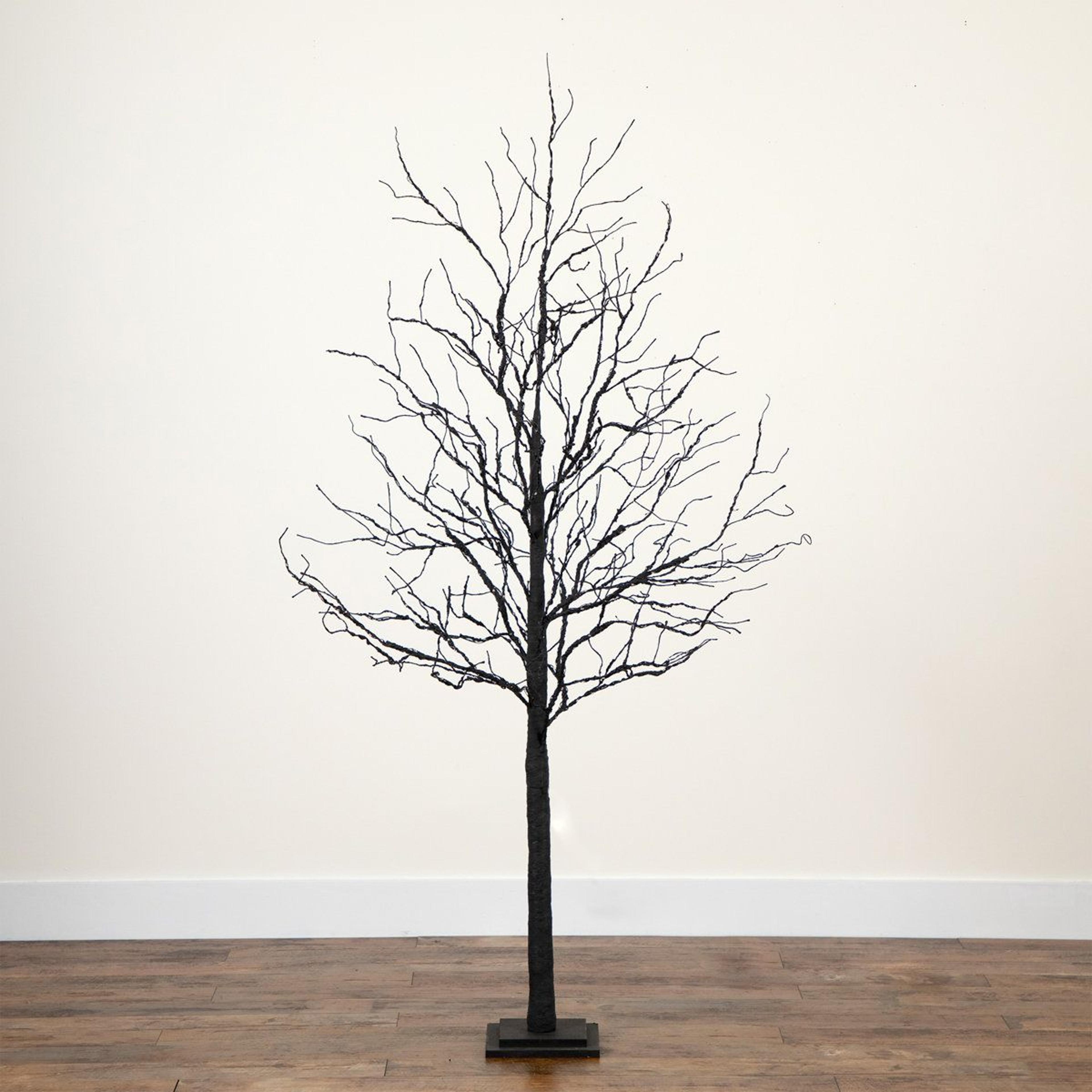 72Inch PreLit Halloween Twig Tree With 156 LED Lights 7