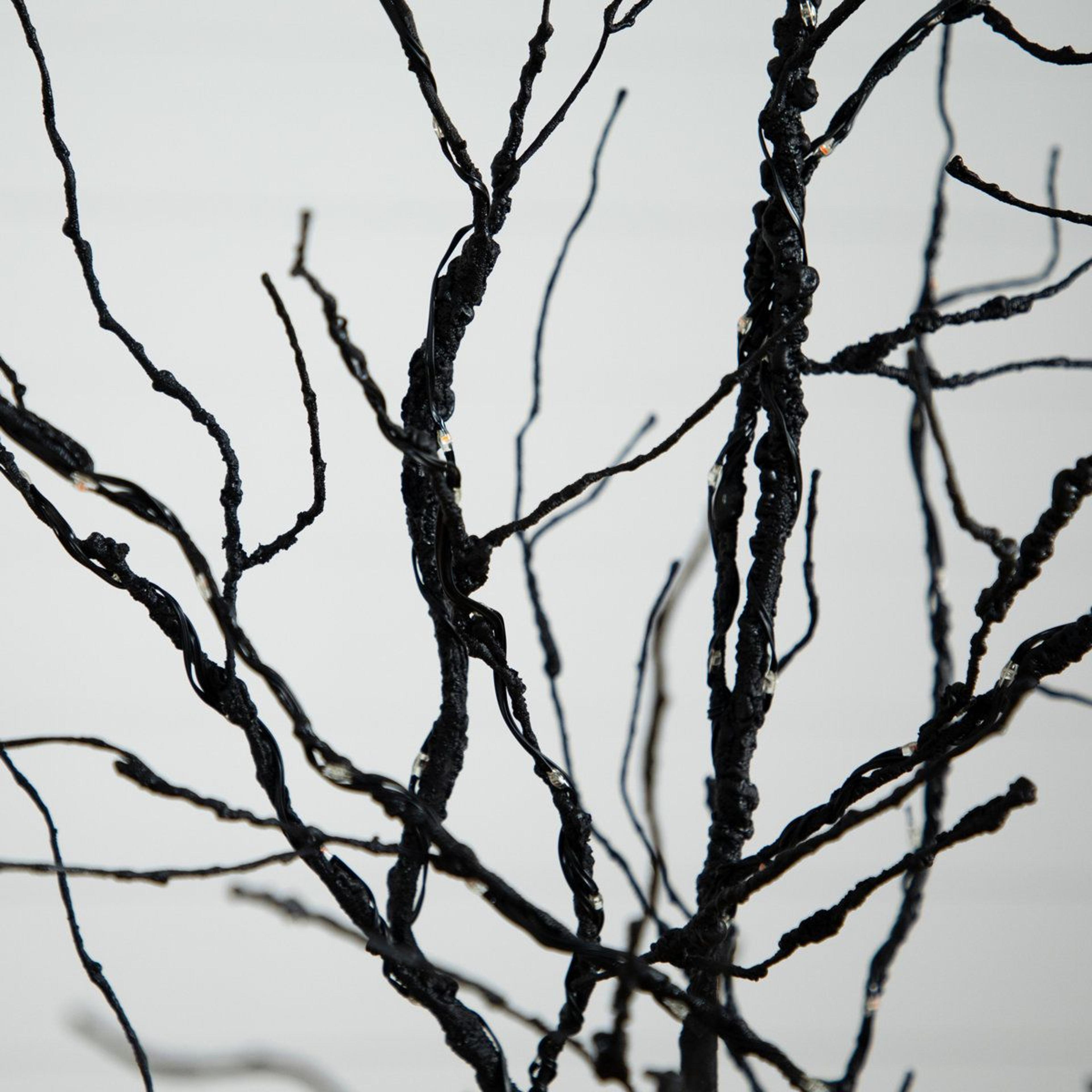 72Inch PreLit Halloween Twig Tree With 156 LED Lights 5