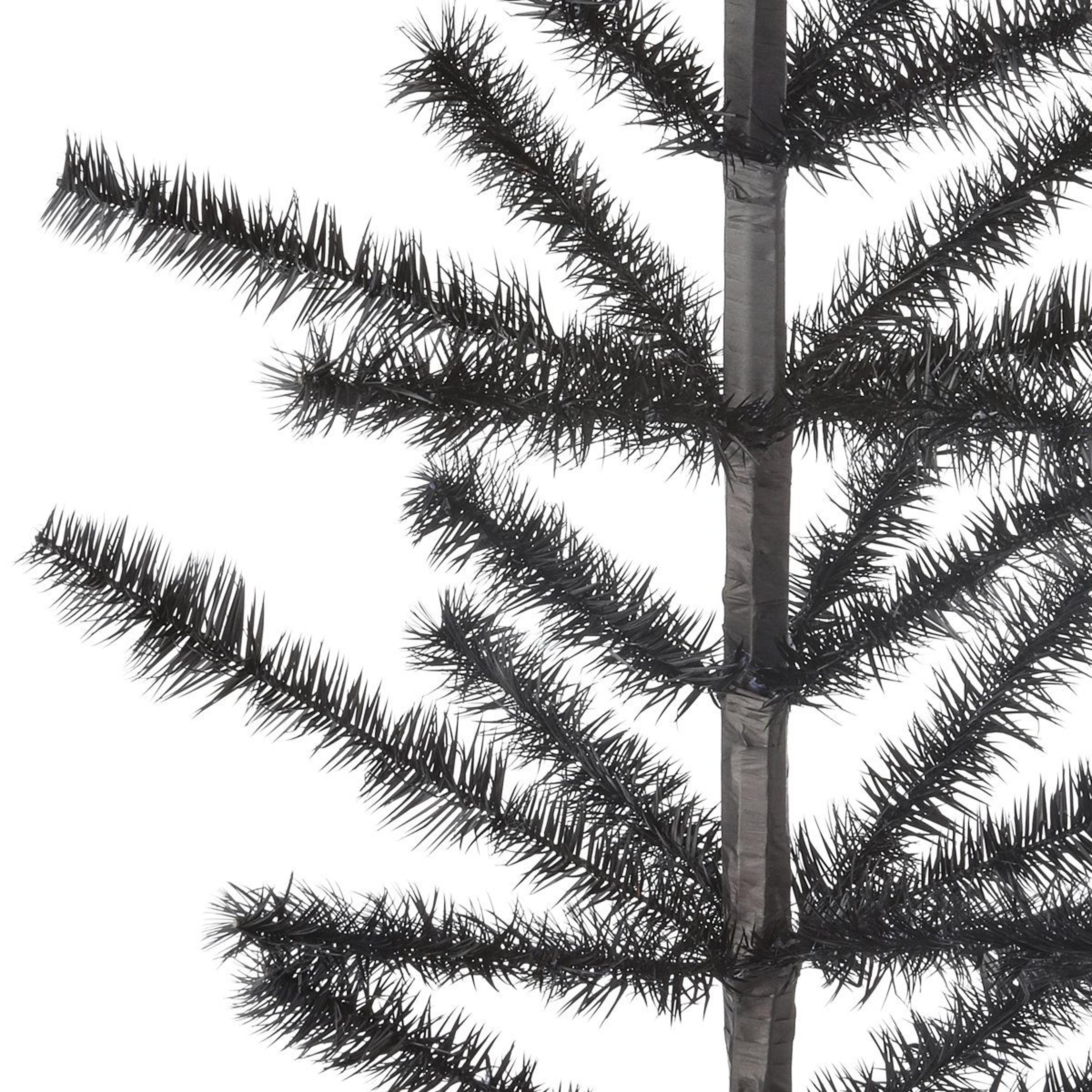 36Inch Halloween Feather Tabletop Tree With Decorative Base 4