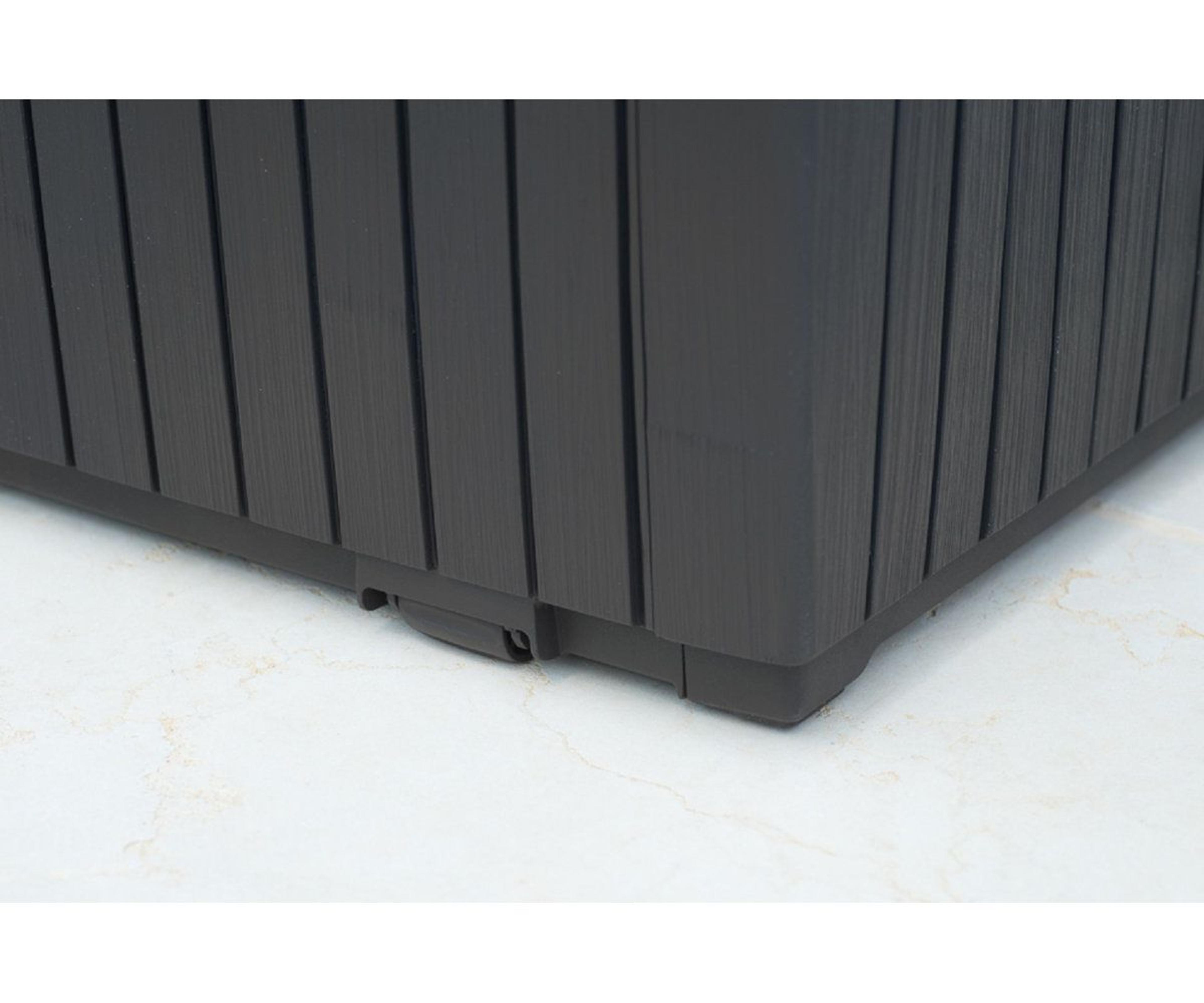 80 Gallon Outdoor Storage Deck Box With Lockable Lid And WeatherResistant Resin 2