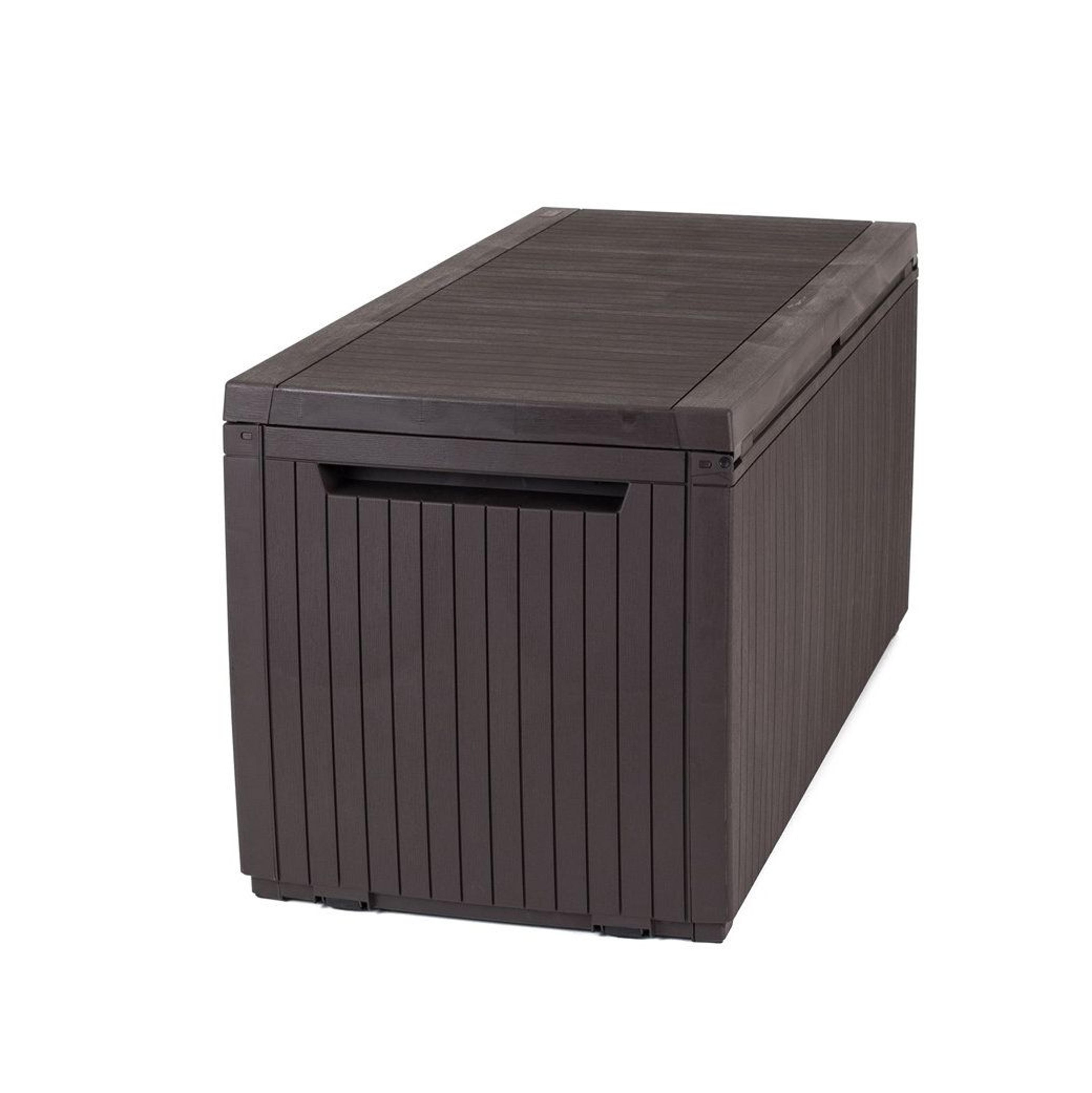 80 Gallon Outdoor Storage Deck Box With Lockable Lid And WeatherResistant Resin 7