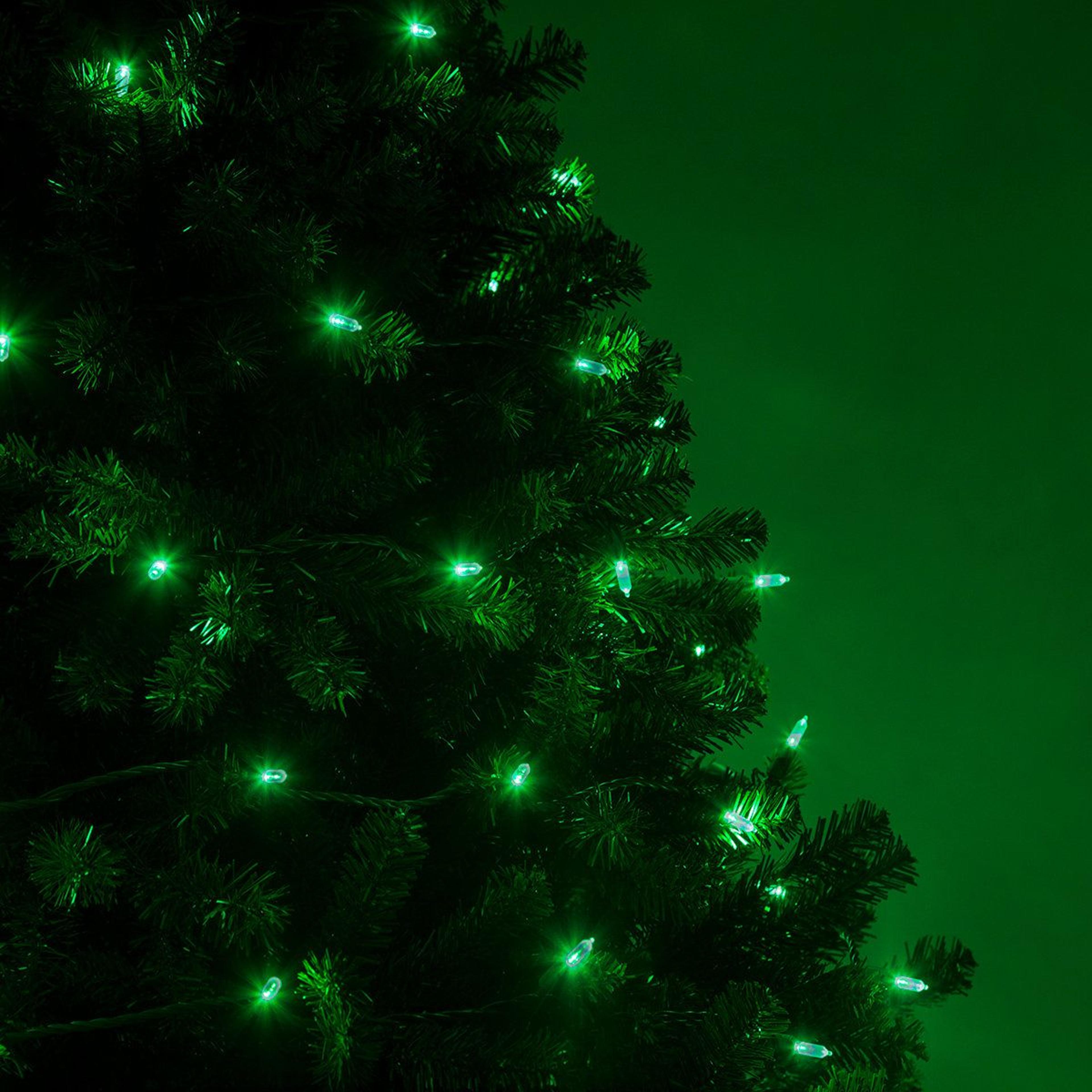 255 Ft Green LED String Lights With 50 Steady Glow Bulbs For Indoor And Outdoor Decor 2