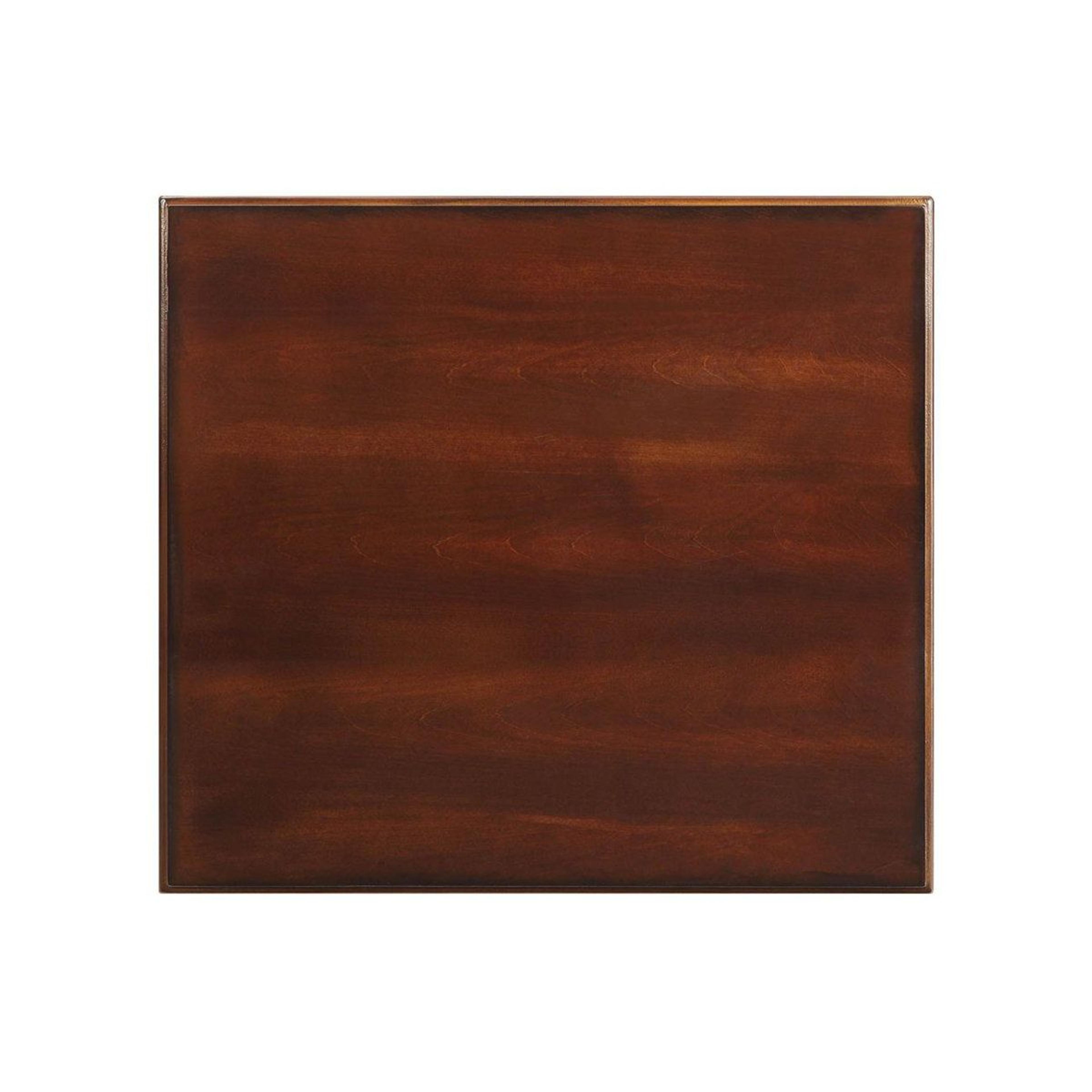 Walnut Solid Wood End Table With Drawer And Shelf Storage 4