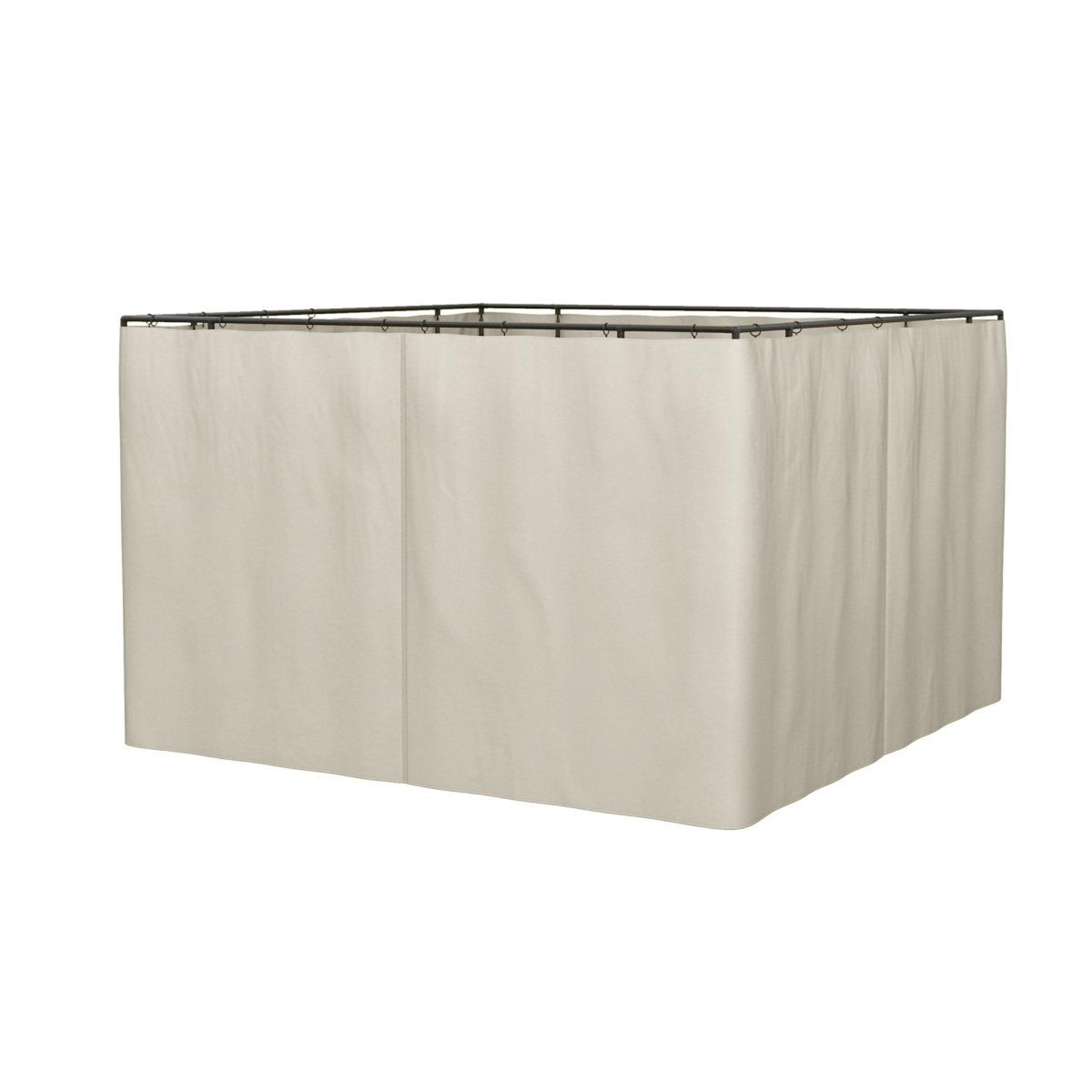 10' x 12' gazebo sidewall set with 4 weather-resistant polyester panels