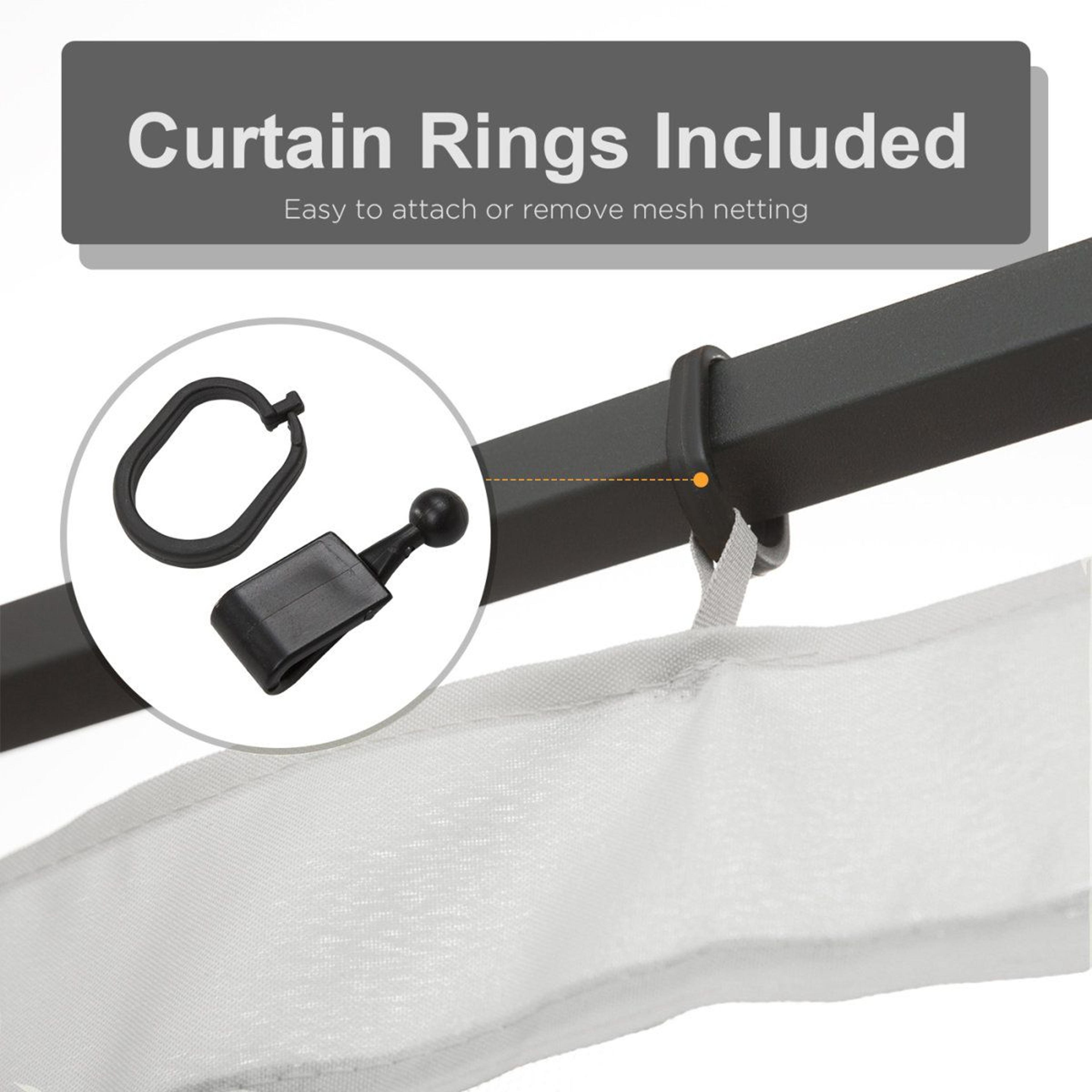 10 X 13 Ft Replacement Mesh Sidewall Netting For Patio Gazebos And Canopy Tents 6