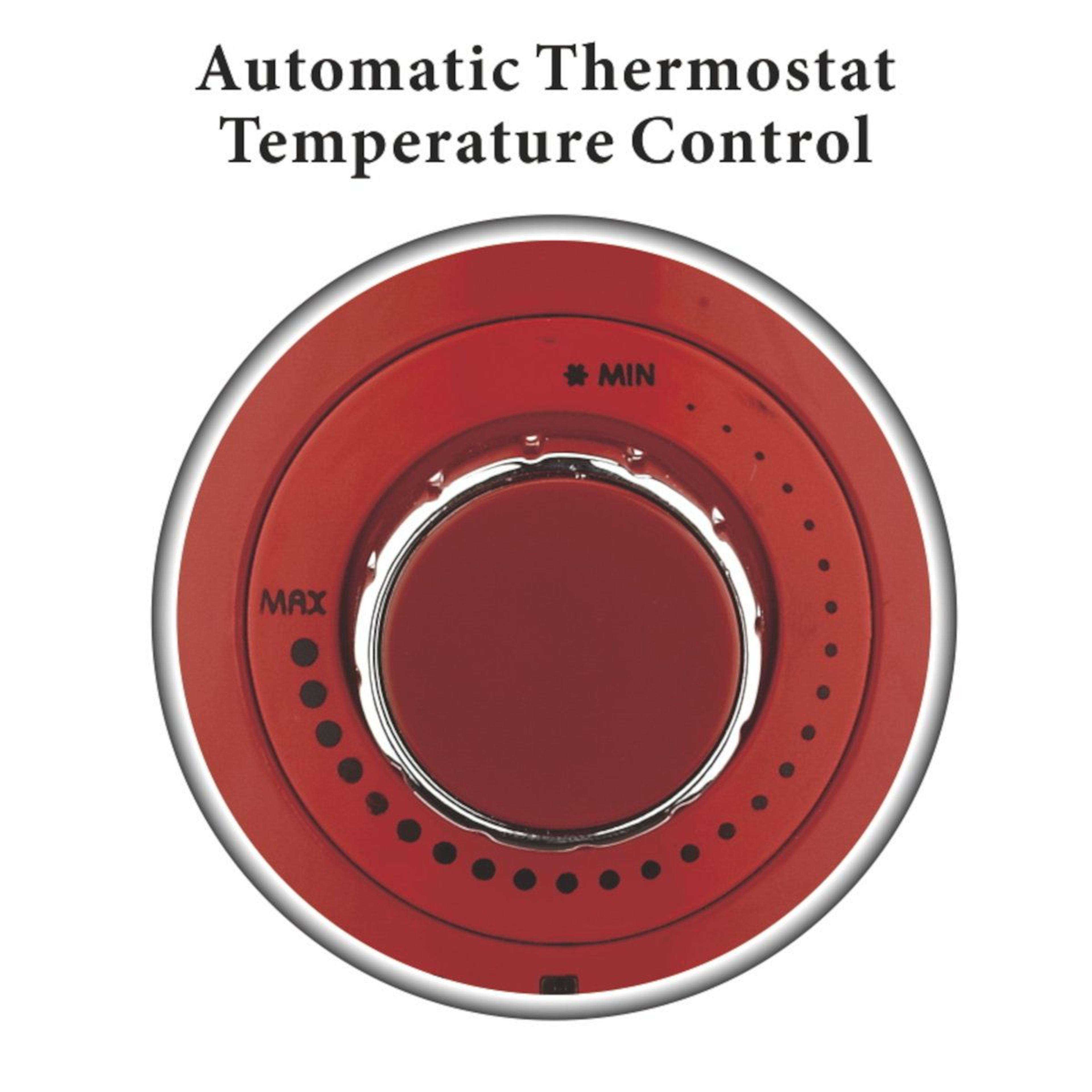 Portable 360Degree Ceramic Space Heater With Adjustable Thermostat And TipOver Protection 1