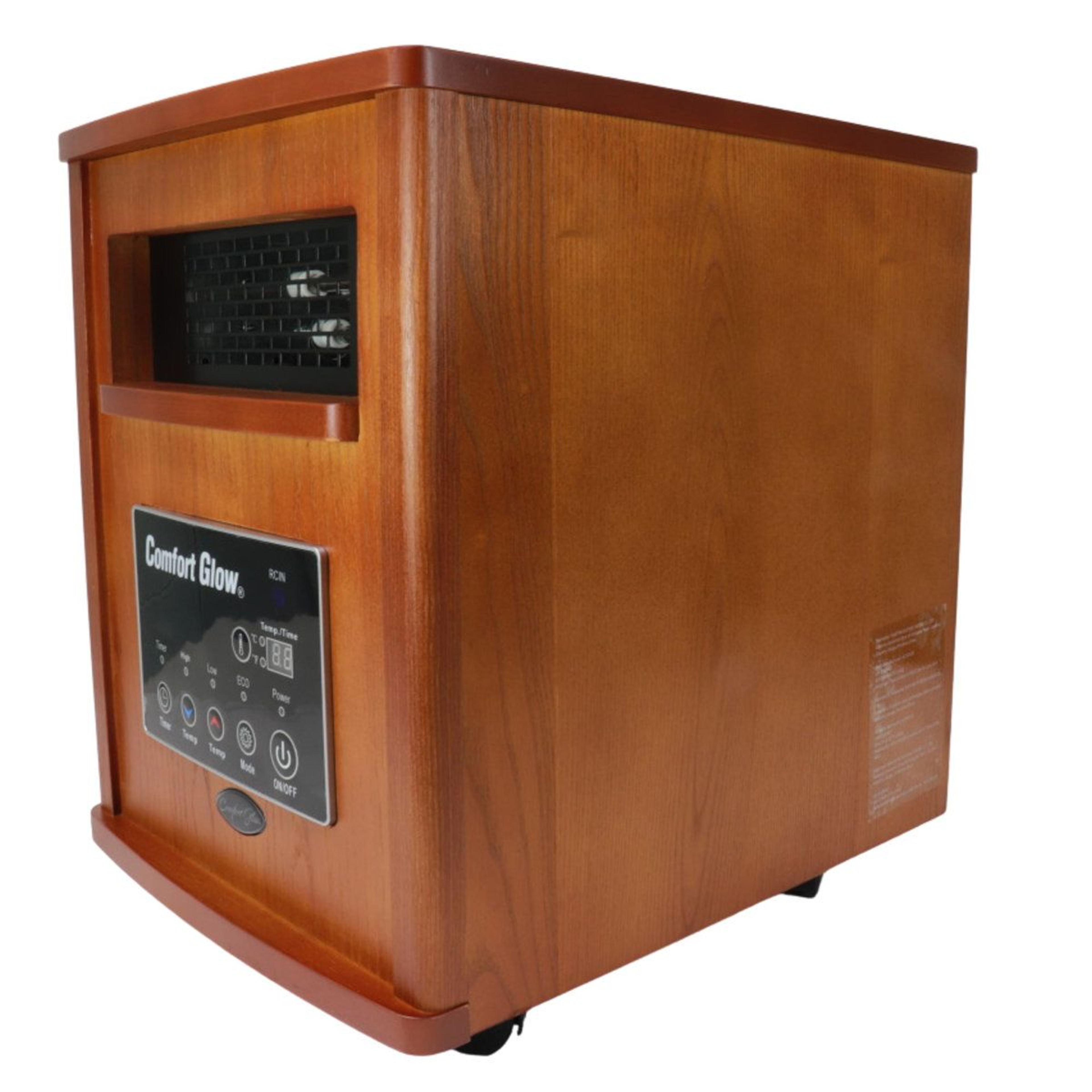 Infrared Quartz Space Heater With 8 Heating Elements 1500W Remote Control And Timer 3