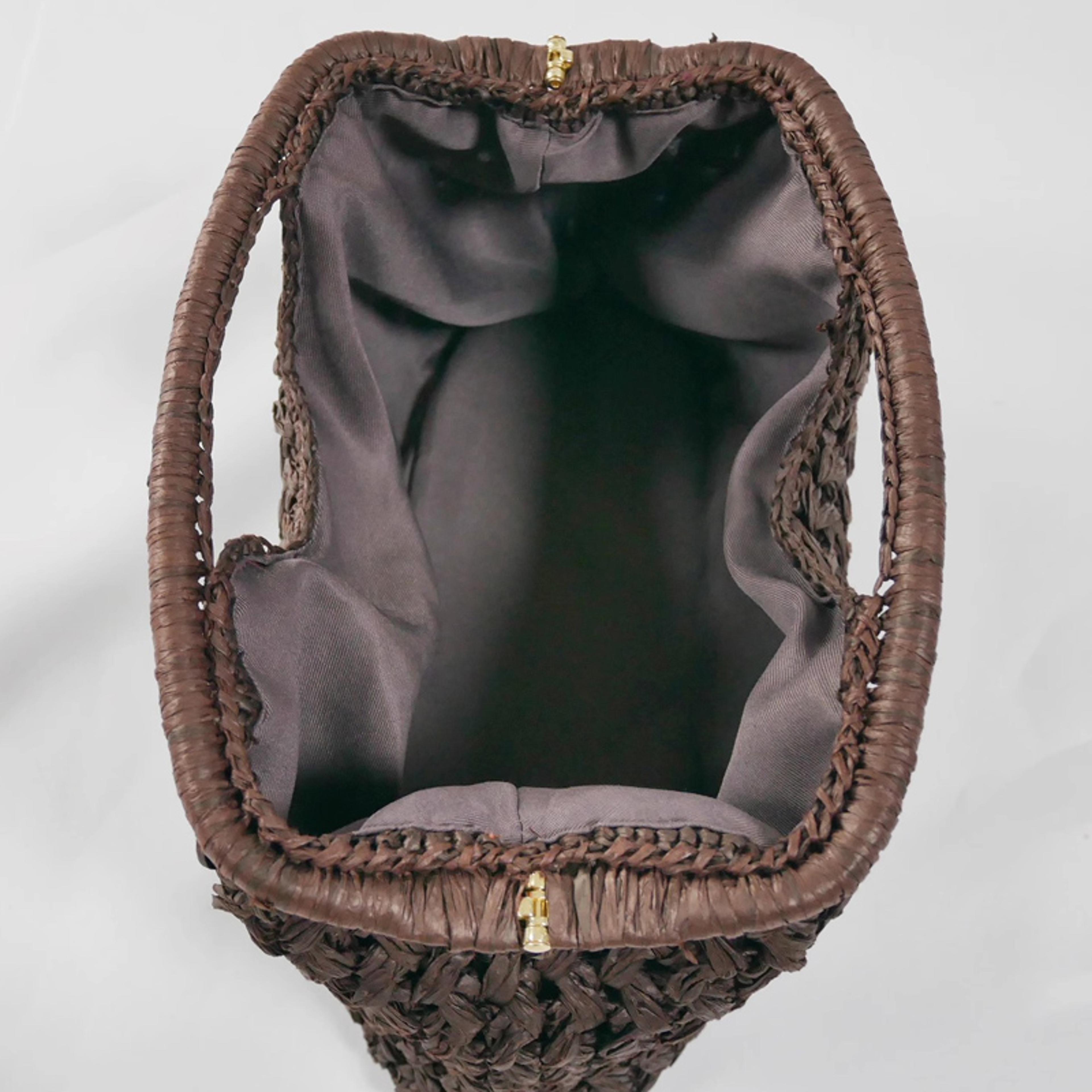Handmade Straw Clutch Bag For Women 3