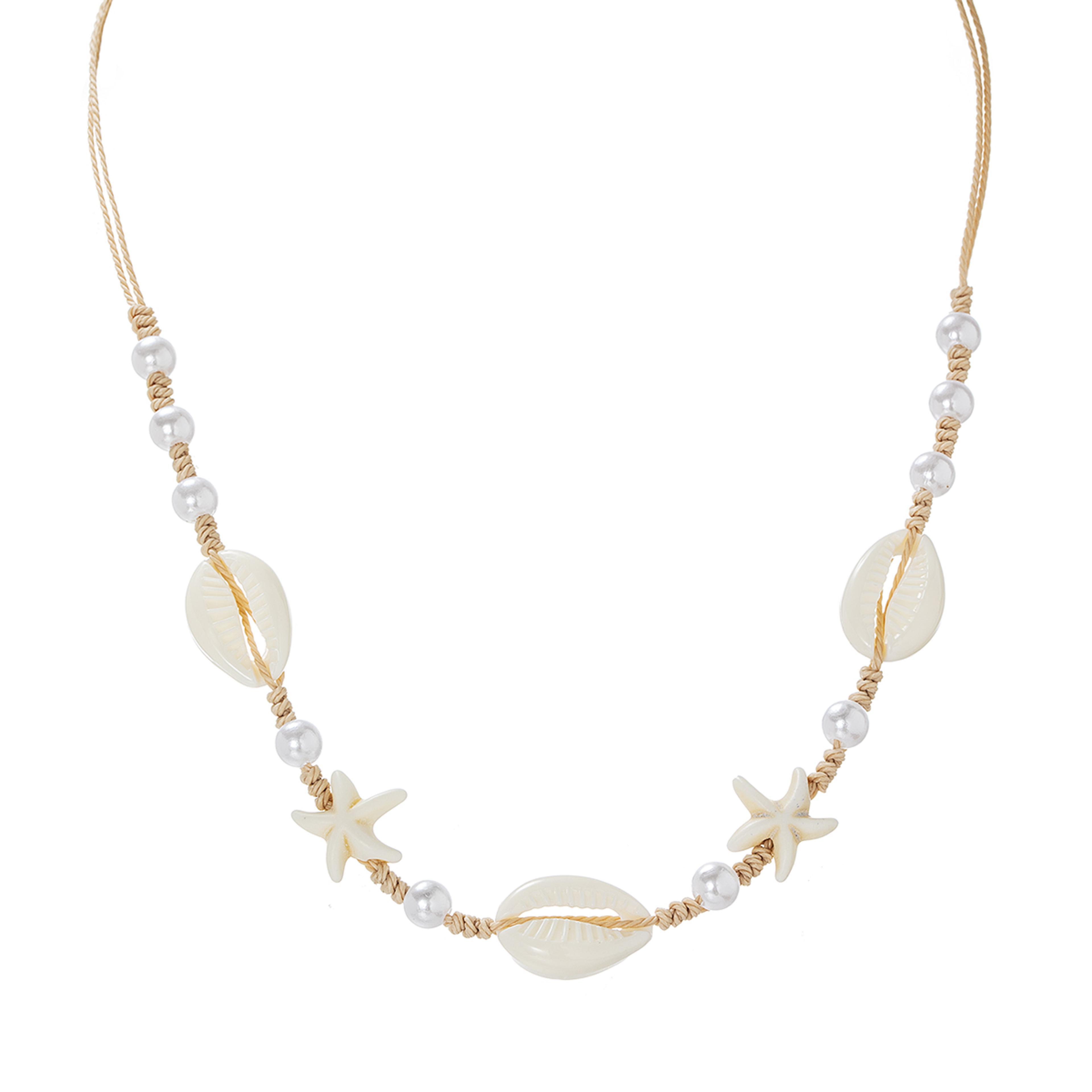 Turquoise Beach Shell Necklace 2