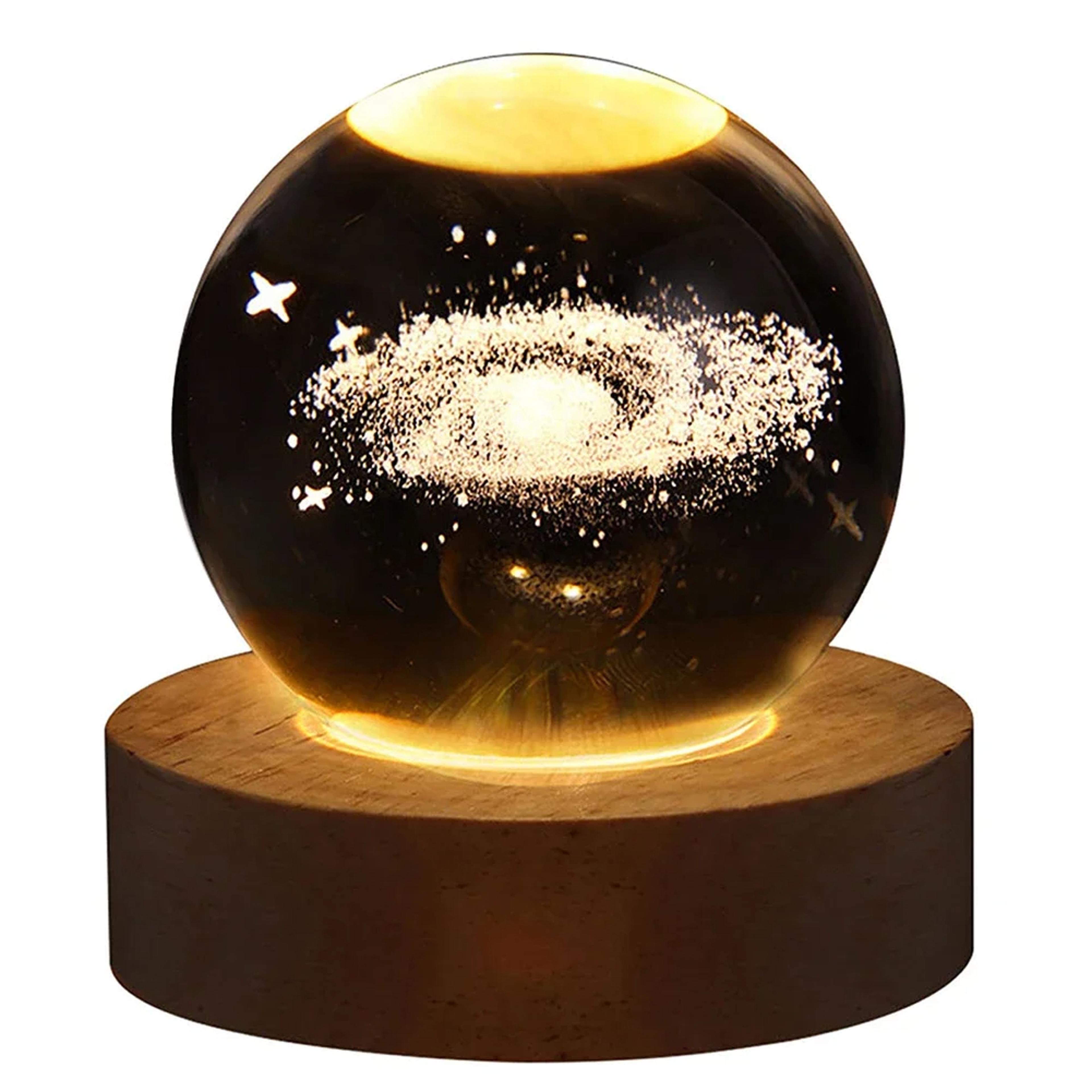 3D Crystal Ball Lamp  LED Night Light For Cozy Atmosphere  Home  Bedroom Decoration Gift For Teens  6