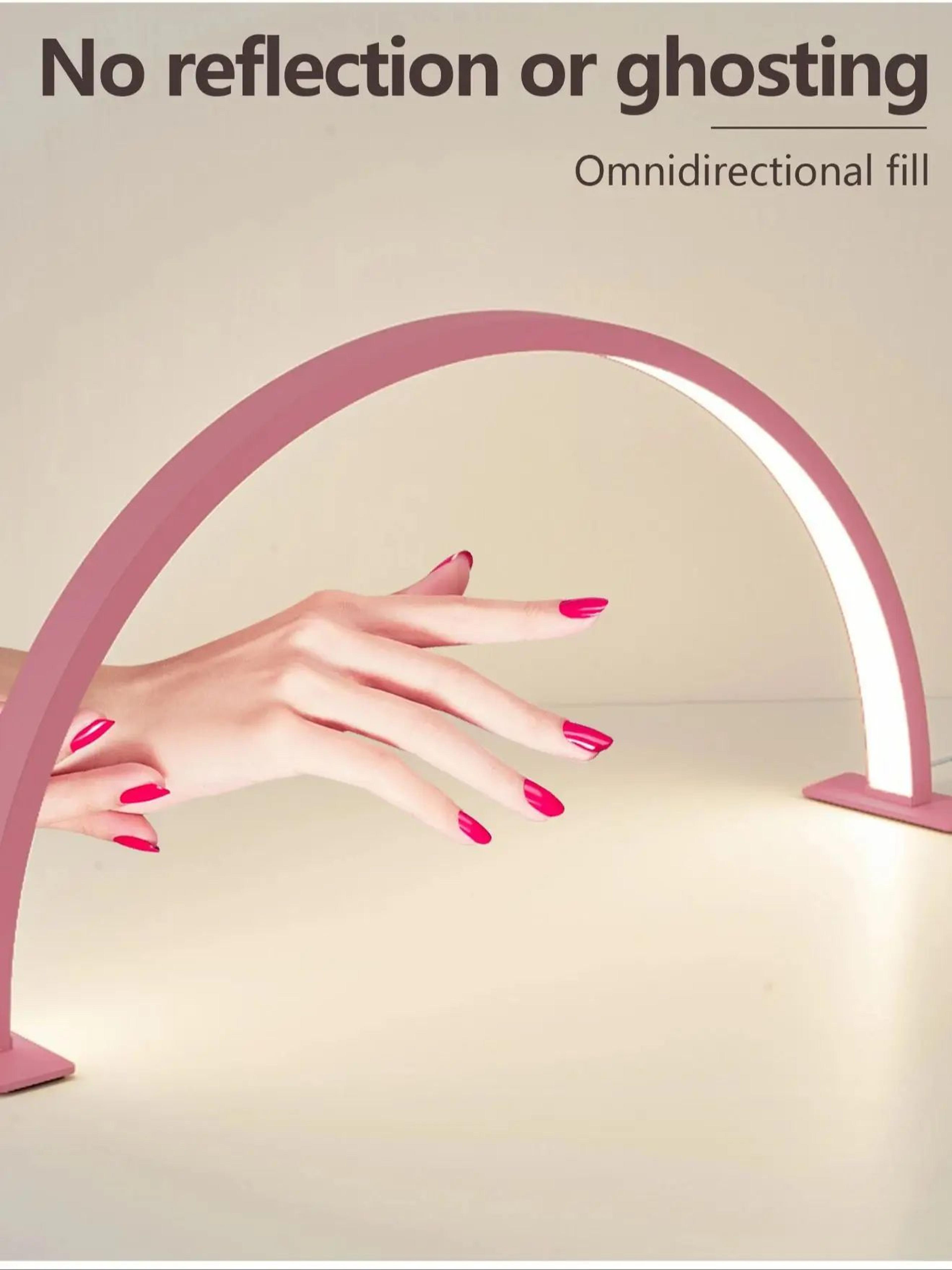 HalfMoon Nail Tech Desk Lamp Perfect LED Nail Table Lamp For Manicure Lash Tech Tattoo  Nail Desk L 1