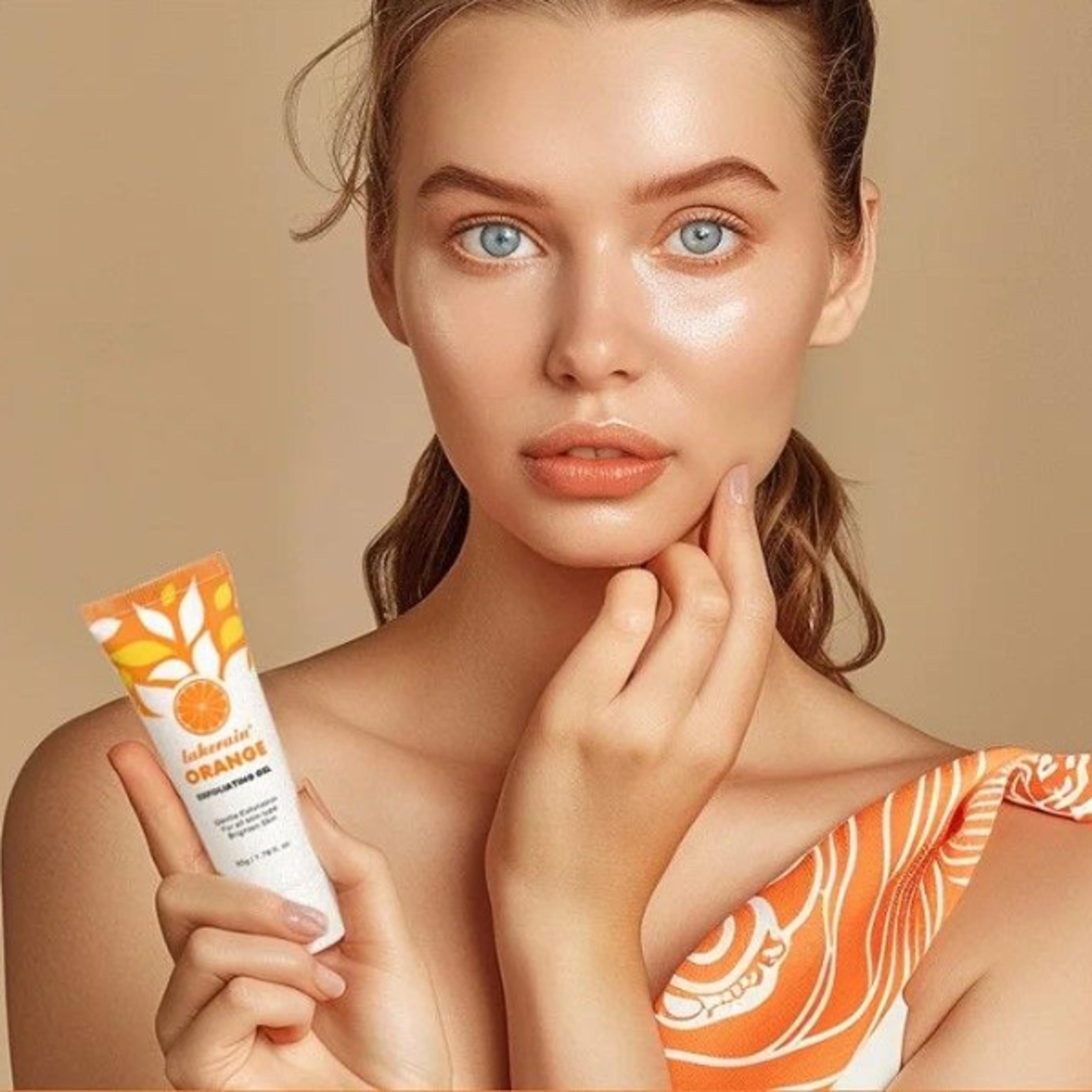 Orange Exfoliating Gel Dead Spot Remover  Brighten Peeling For Whiten Hydrating Skin Care 0