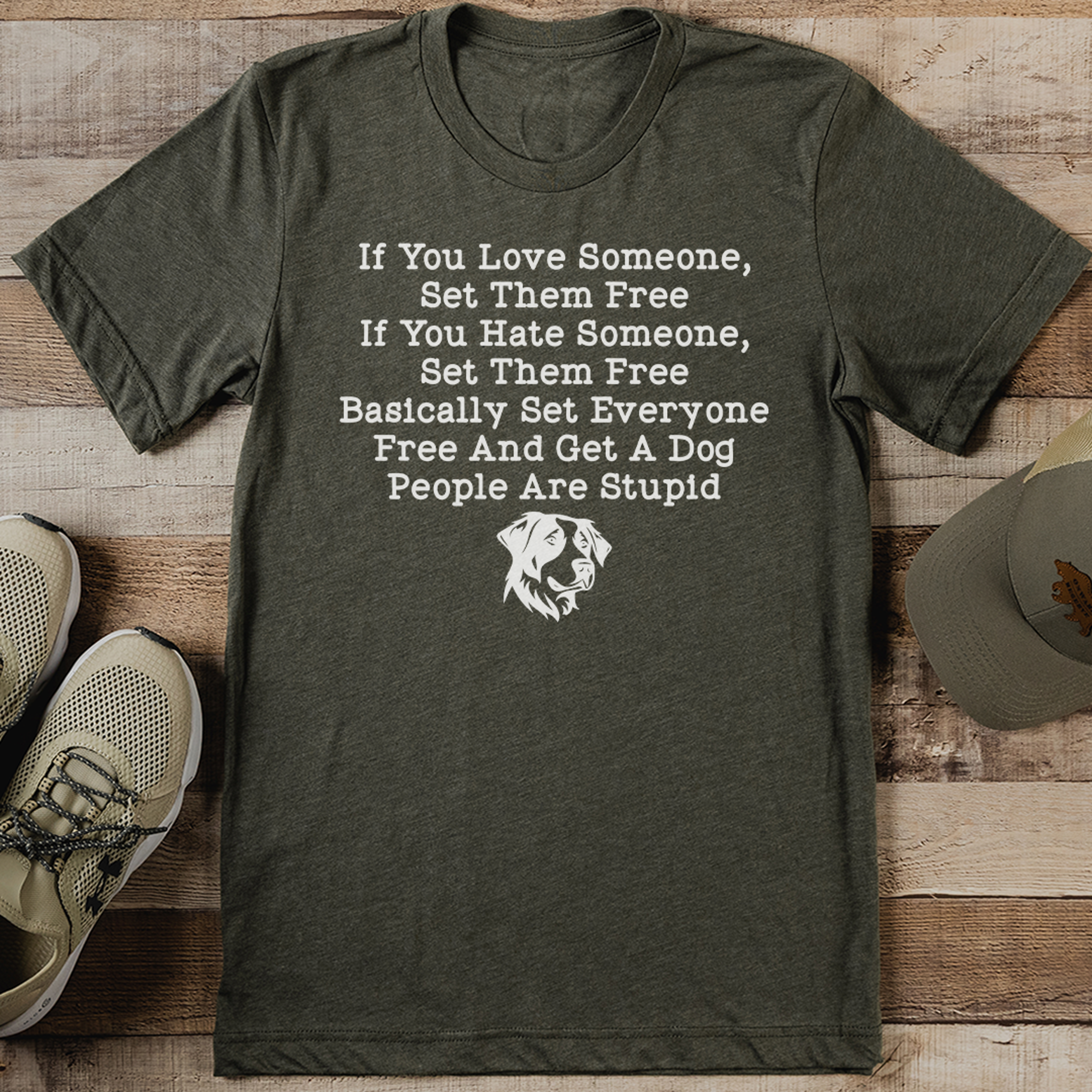 if you love someone set them free tee