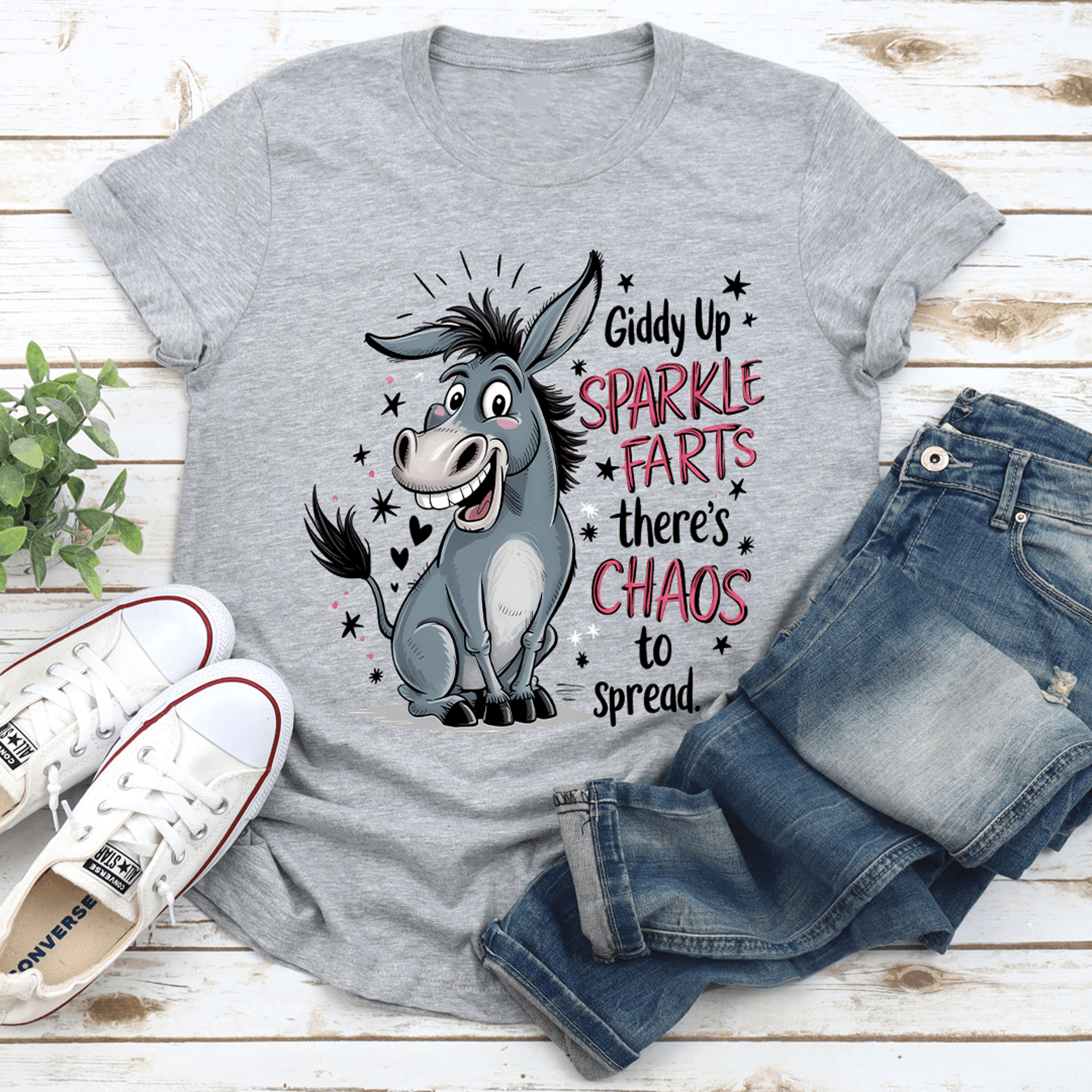 Giddy Up Sparkle Farts Tee 3