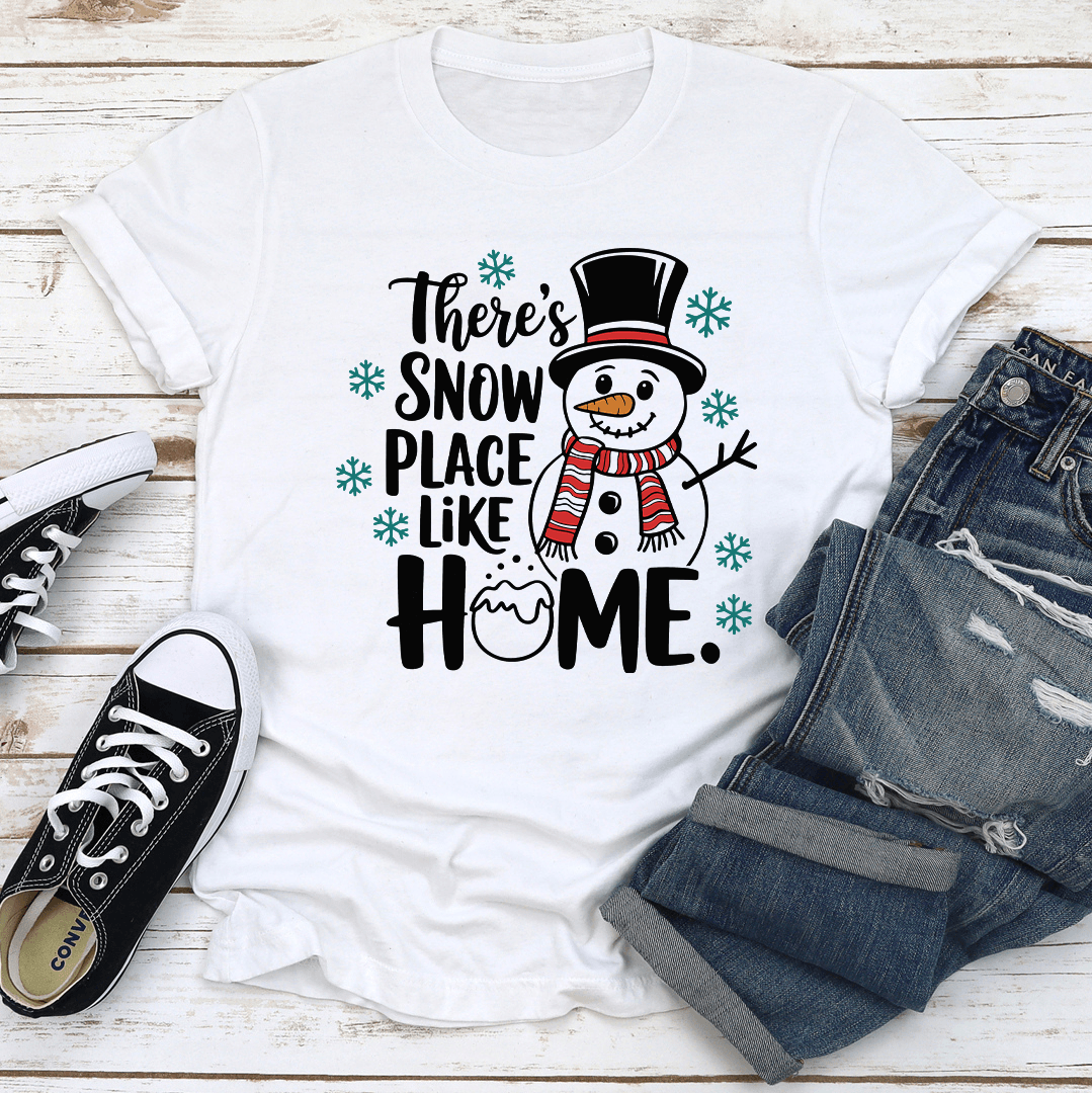 Theres Snow Place Like Home Tee 2